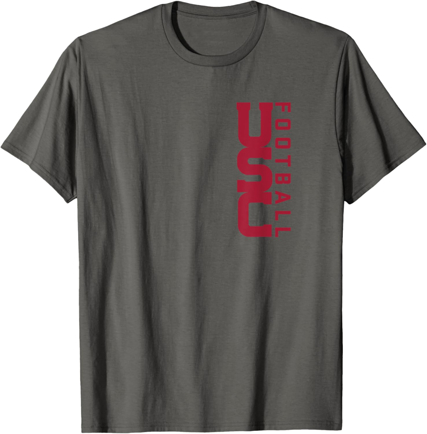 USC Cardinal Vertical Block Football T-Shirt for Sports Enthusiasts - 6
