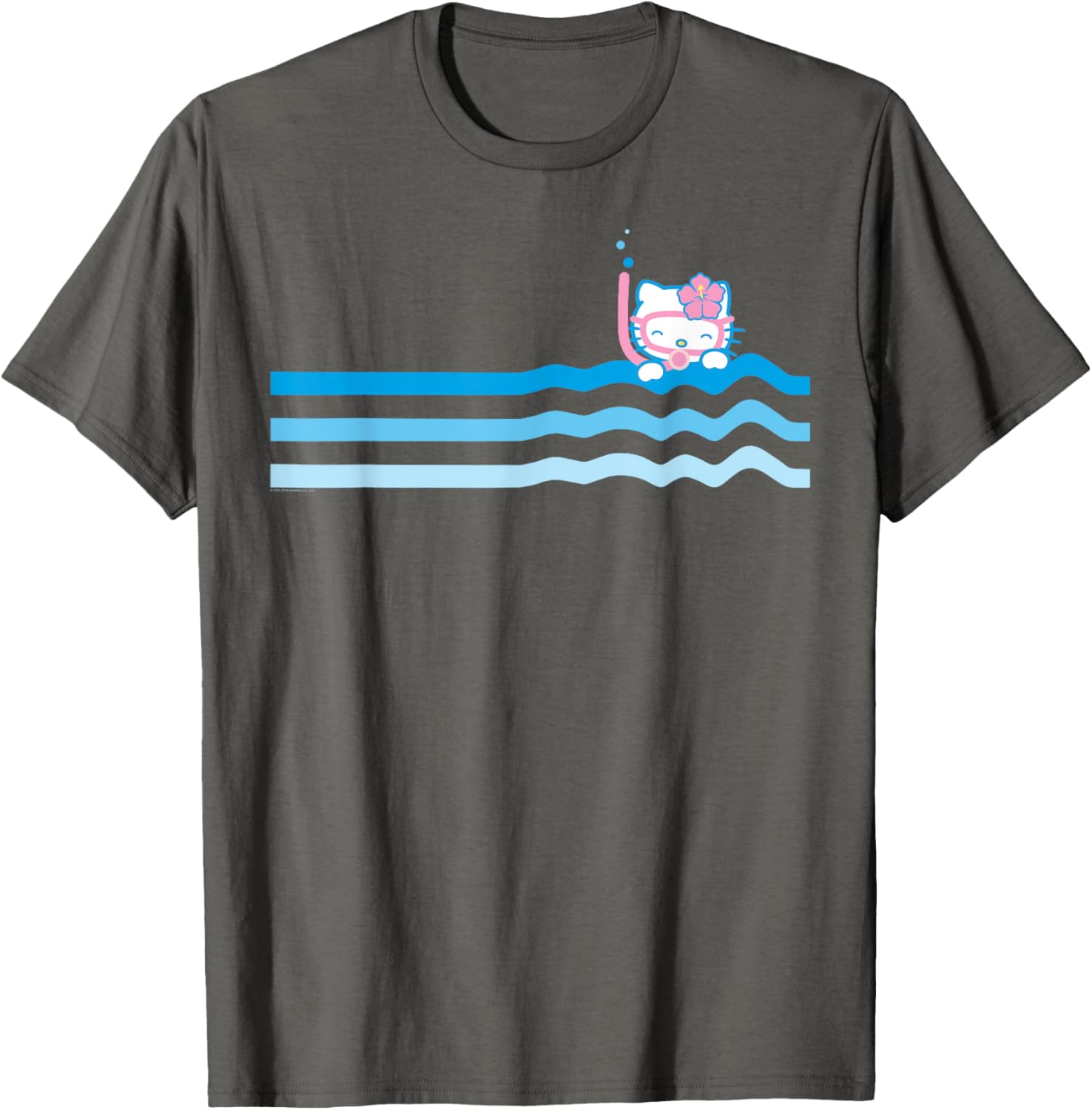 Hello Kitty Beach Scuba Snorkel T-Shirt for Men Women Kids Fun Swim Wear - 9