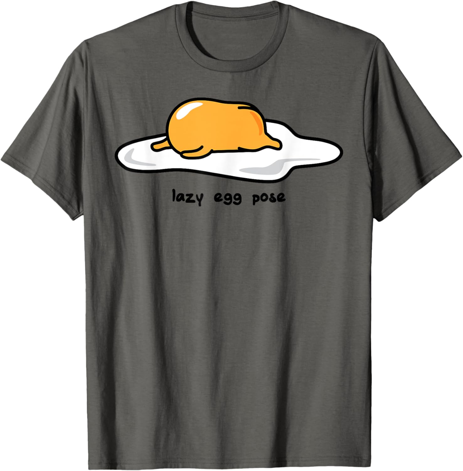 Gudetama Lazy Egg Yoga Pose T-Shirt for Fun and Comfort Lovers - 4