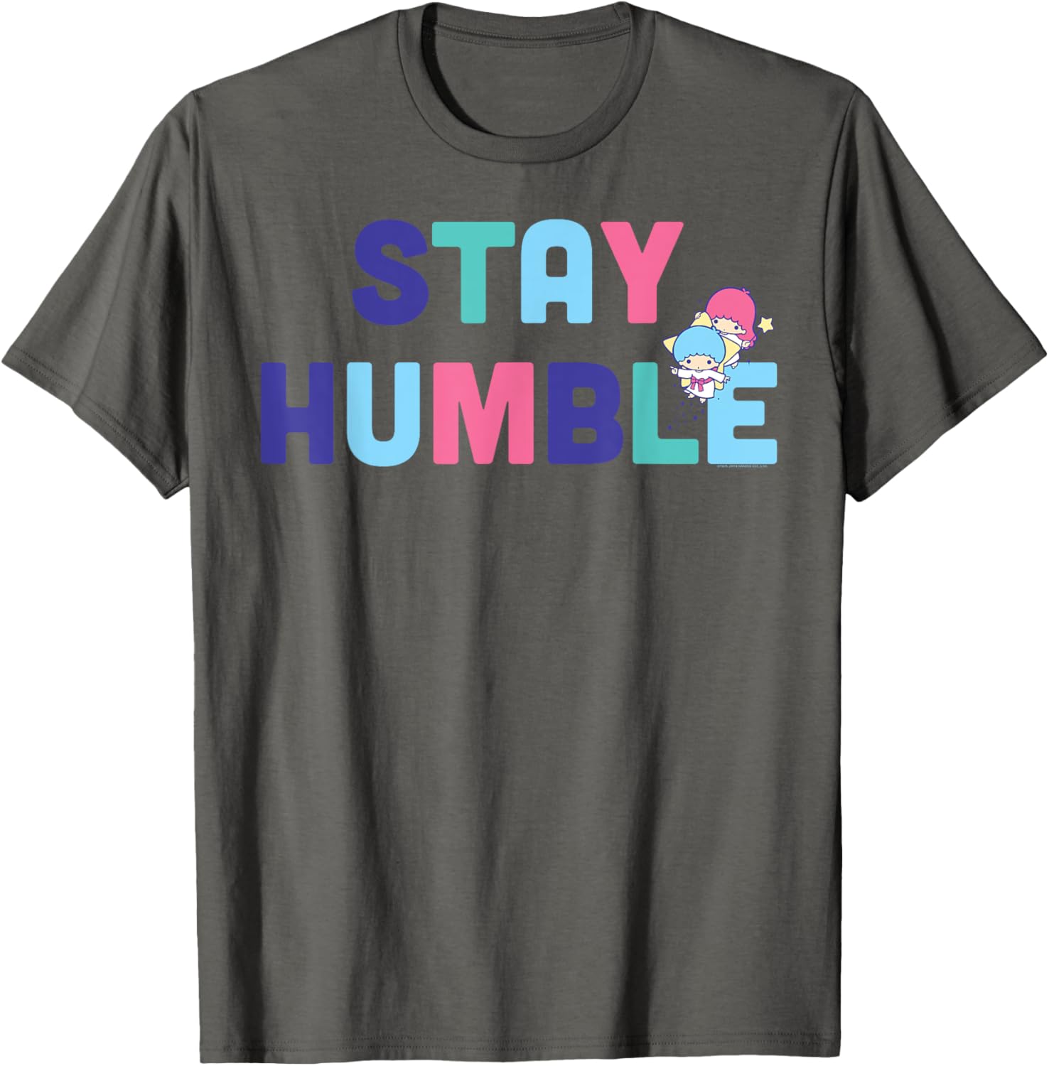 Little Twin Stars Stay Humble T-Shirt for Trendy Fashion Lovers - 3