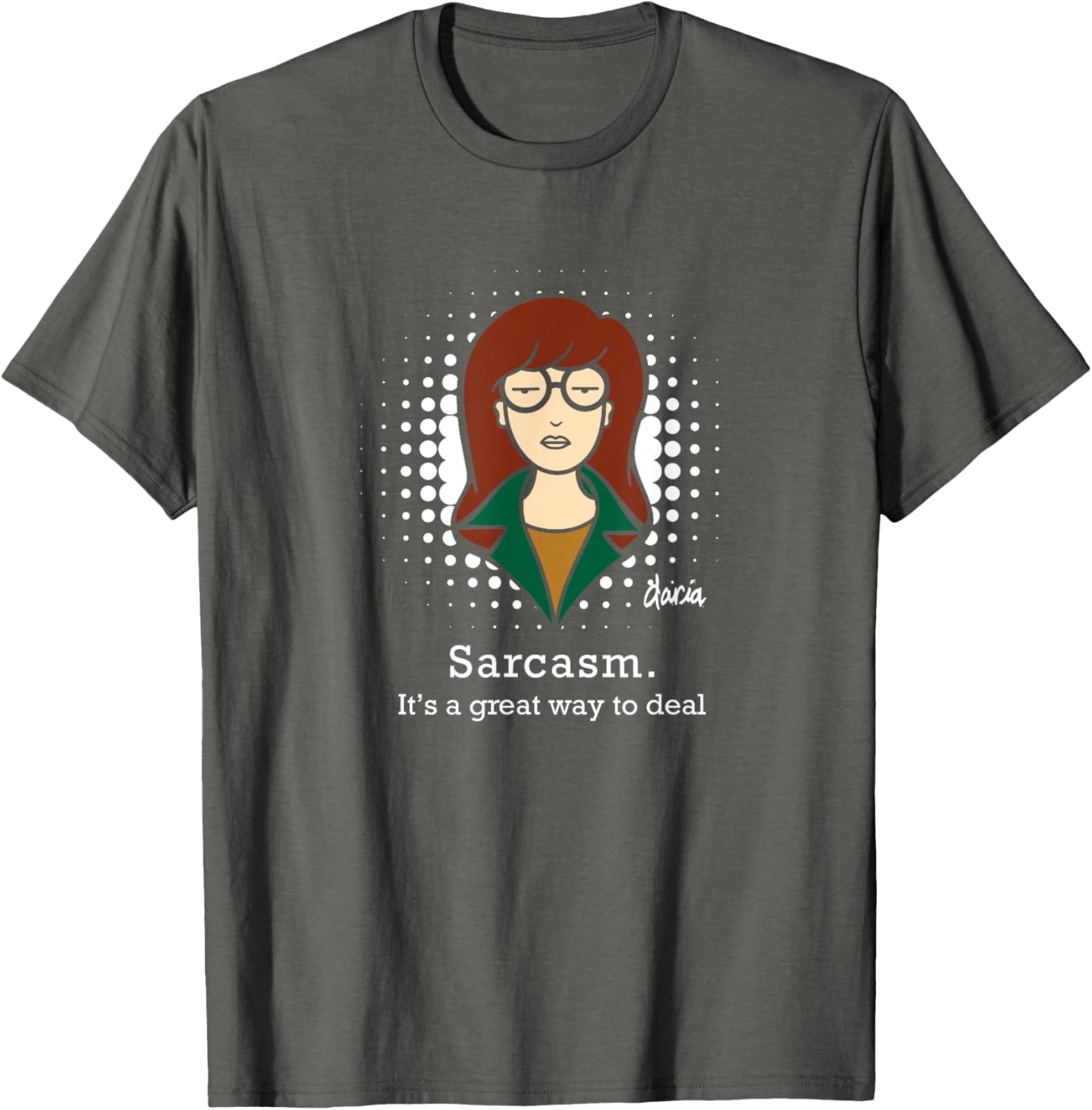 Mademark x Daria Sarcasm T-Shirt Perfect for Humor Lovers and Casual Wear - 1