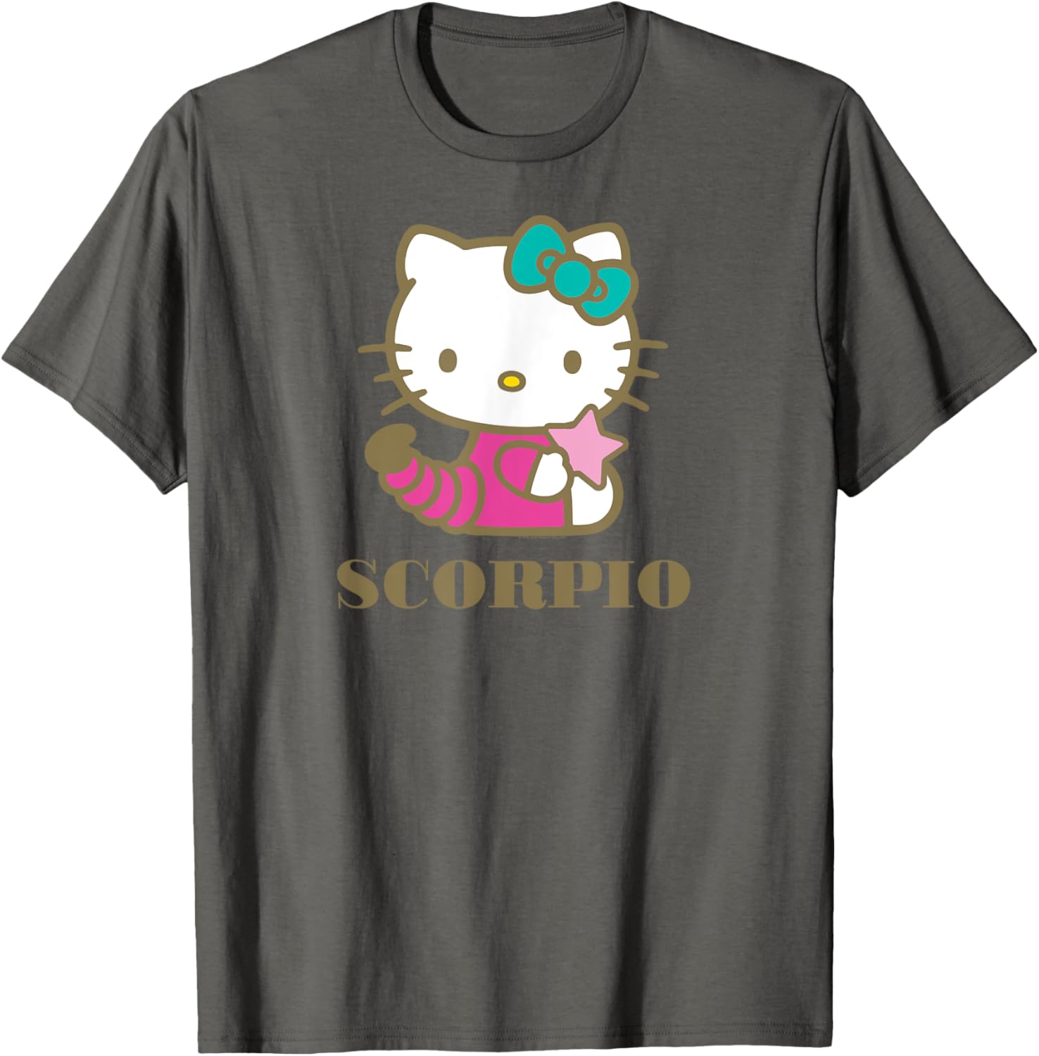 Hello Kitty Scorpio Zodiac T-Shirt for Trendy Fans of Cute Fashion - 14