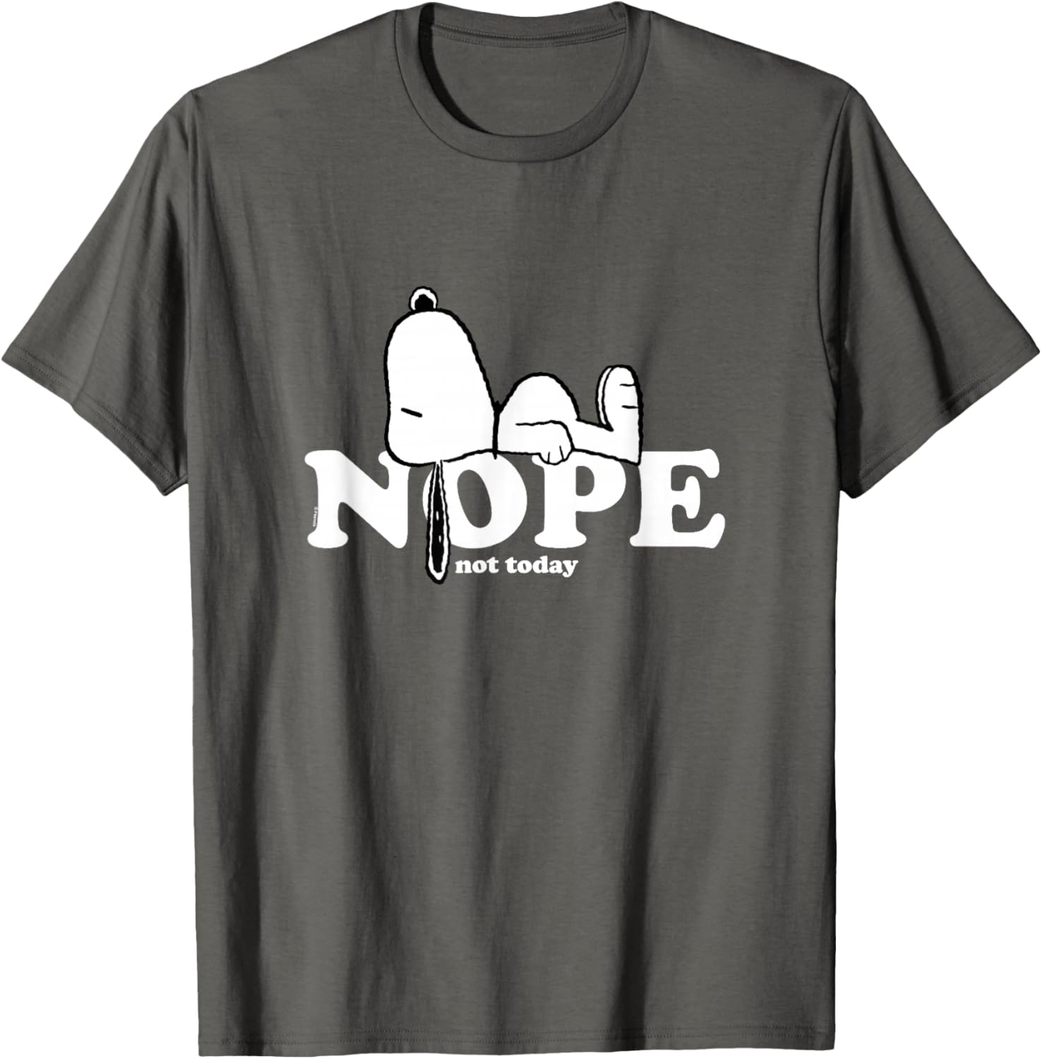 Snoopy Nope T-Shirt Fun Graphic Tee for Casual Wear and Gifts - 3