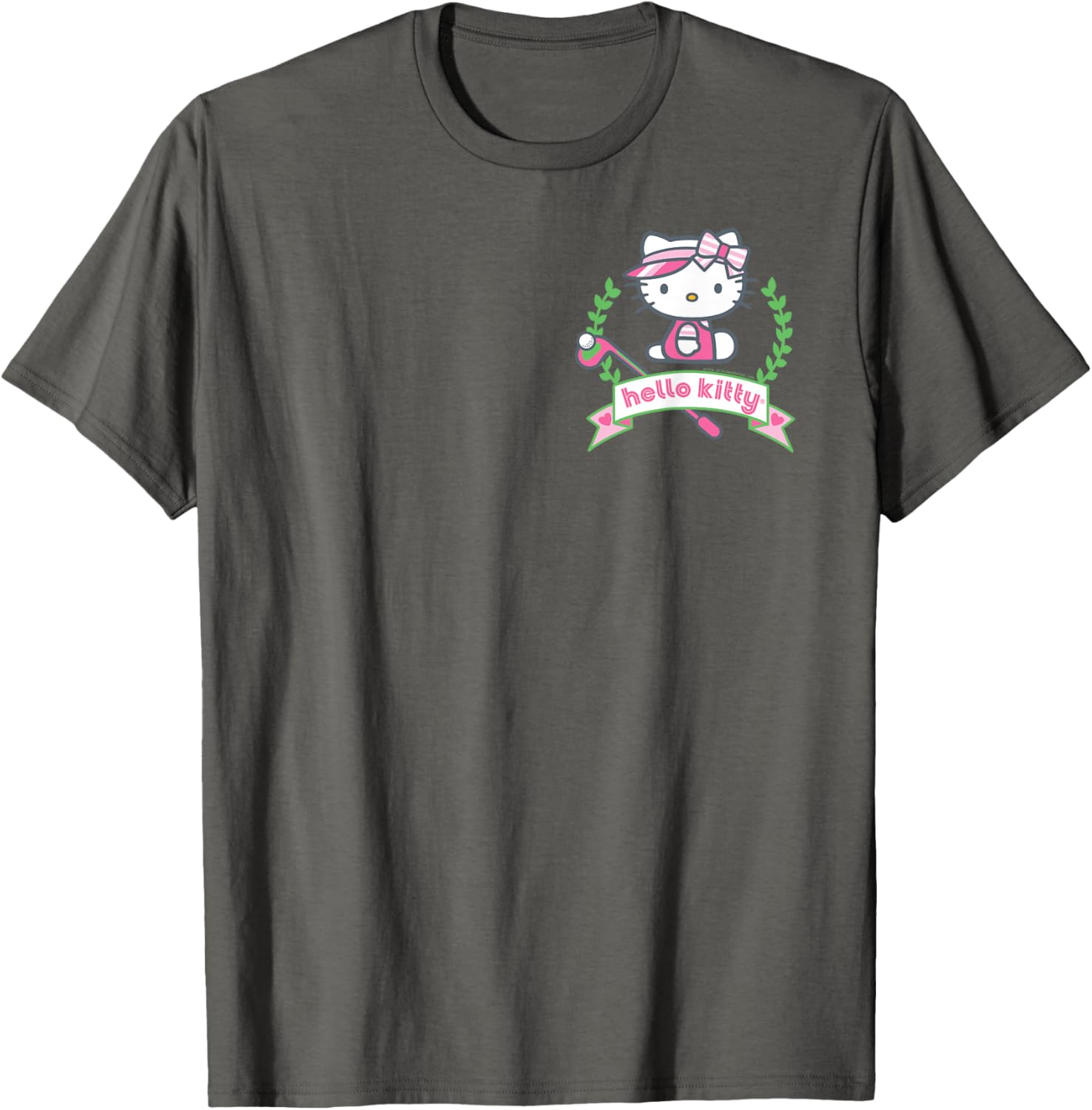 Hello Kitty Golf T-Shirt for Fun Golfers - Cute Cartoon Apparel - 1
