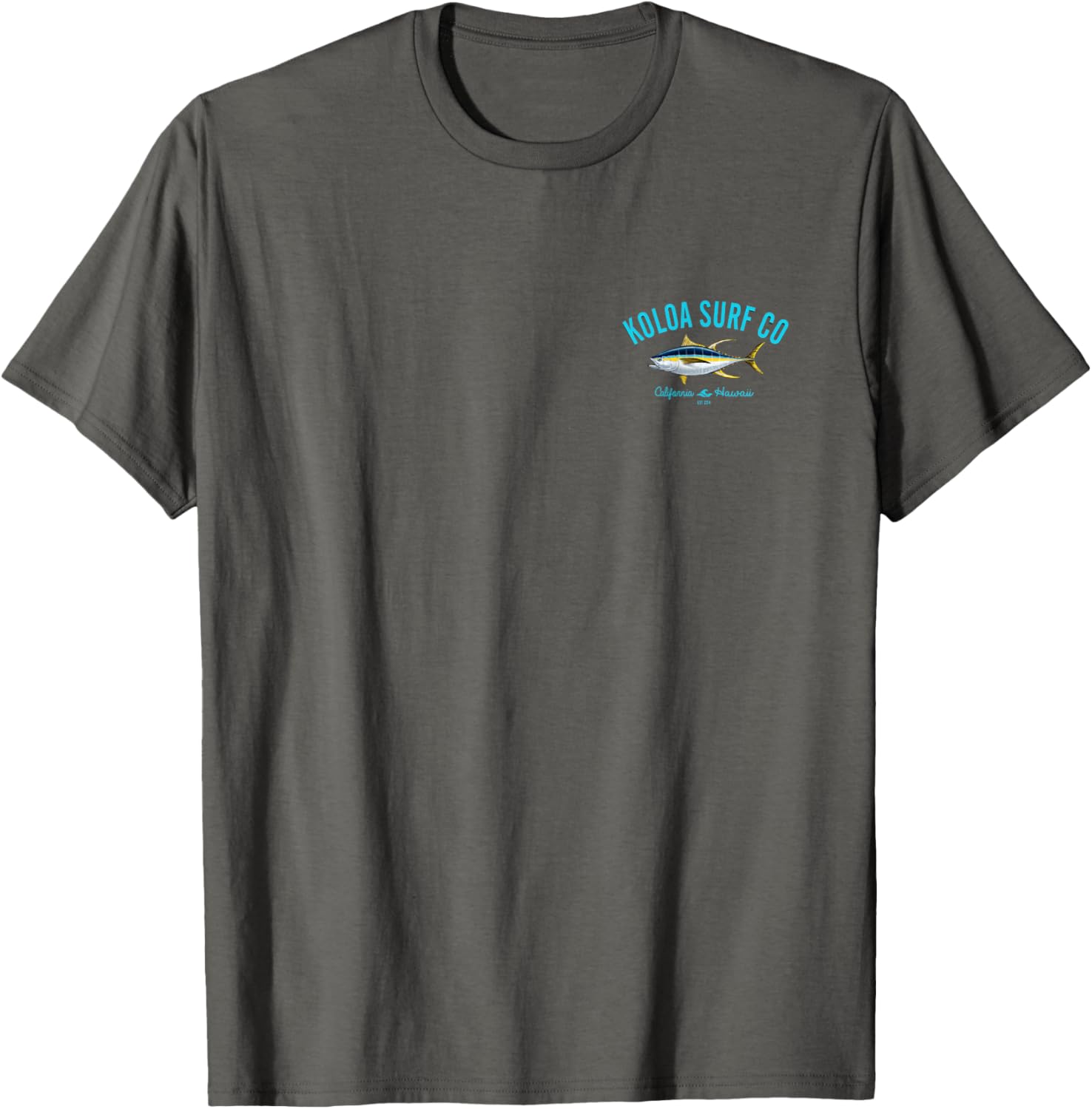 Koloa Surf Yellow Fin Tuna Graphic T-Shirt for Beach Lovers - 17