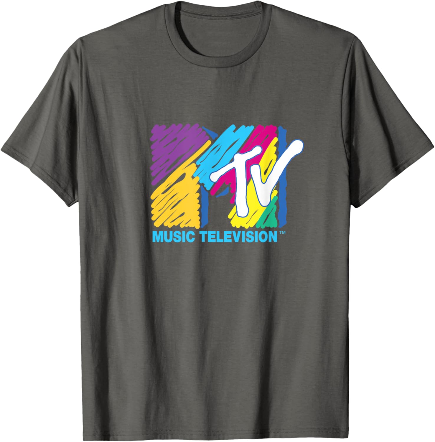 Mademark x MTV Colorful Logo Big Pen T-Shirt for Music Lovers - 3