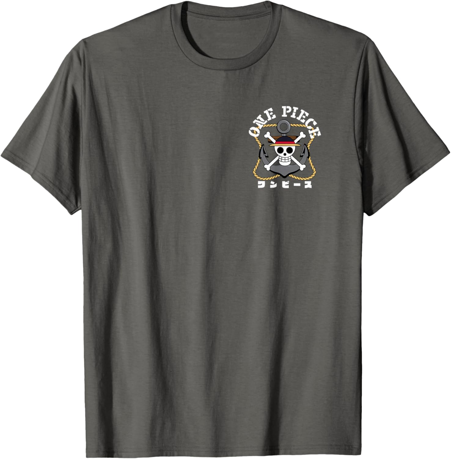 One Piece Anime Crew Anchor Logo T-Shirt for Fans and Collectors - 1