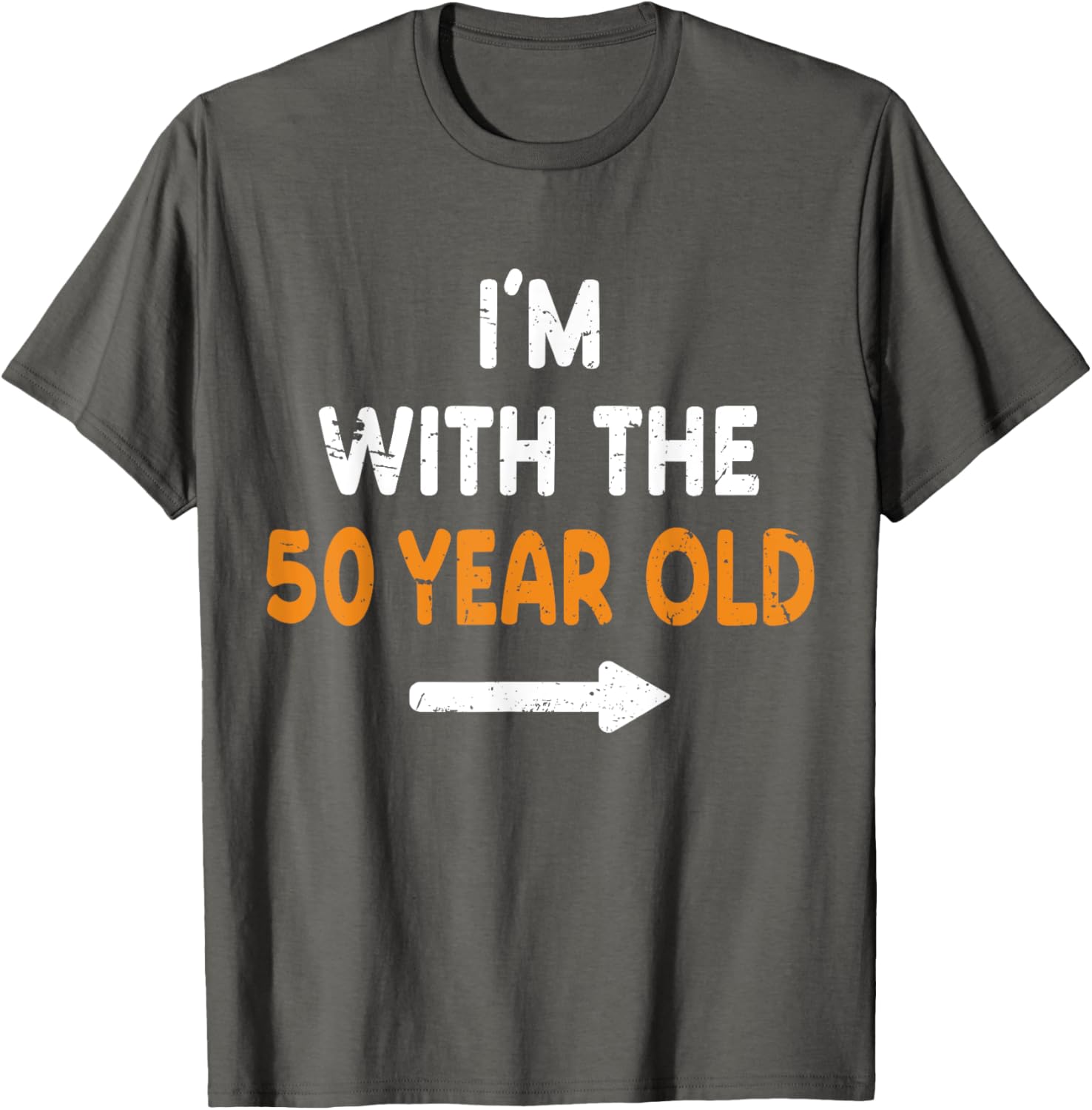I'm With The 50 Year Old Halloween Costume T-Shirt for Easy Matching Fun - 17