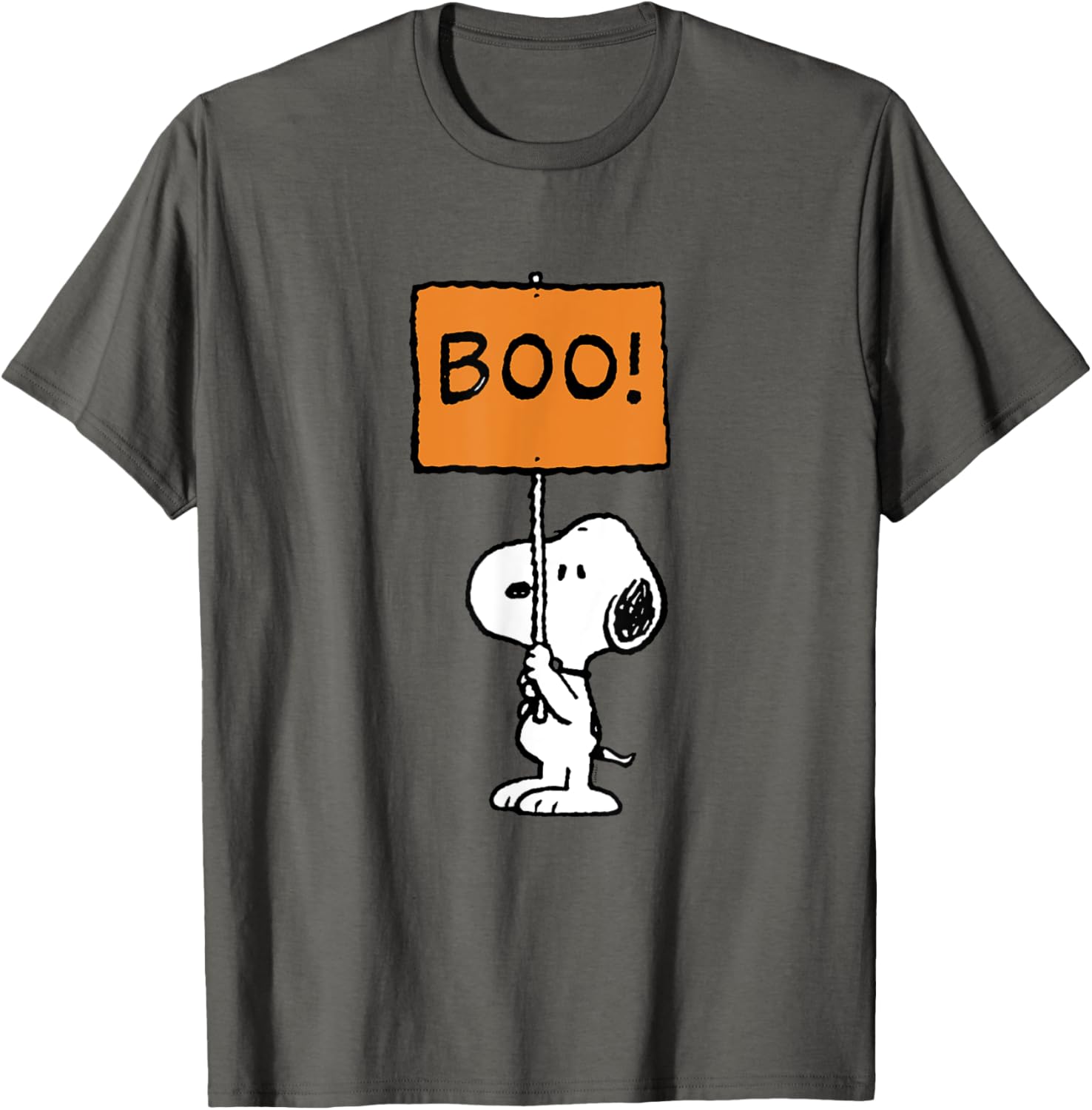 Peanuts Halloween Snoopy Boo T-Shirt Perfect for Fall Festivities - 7