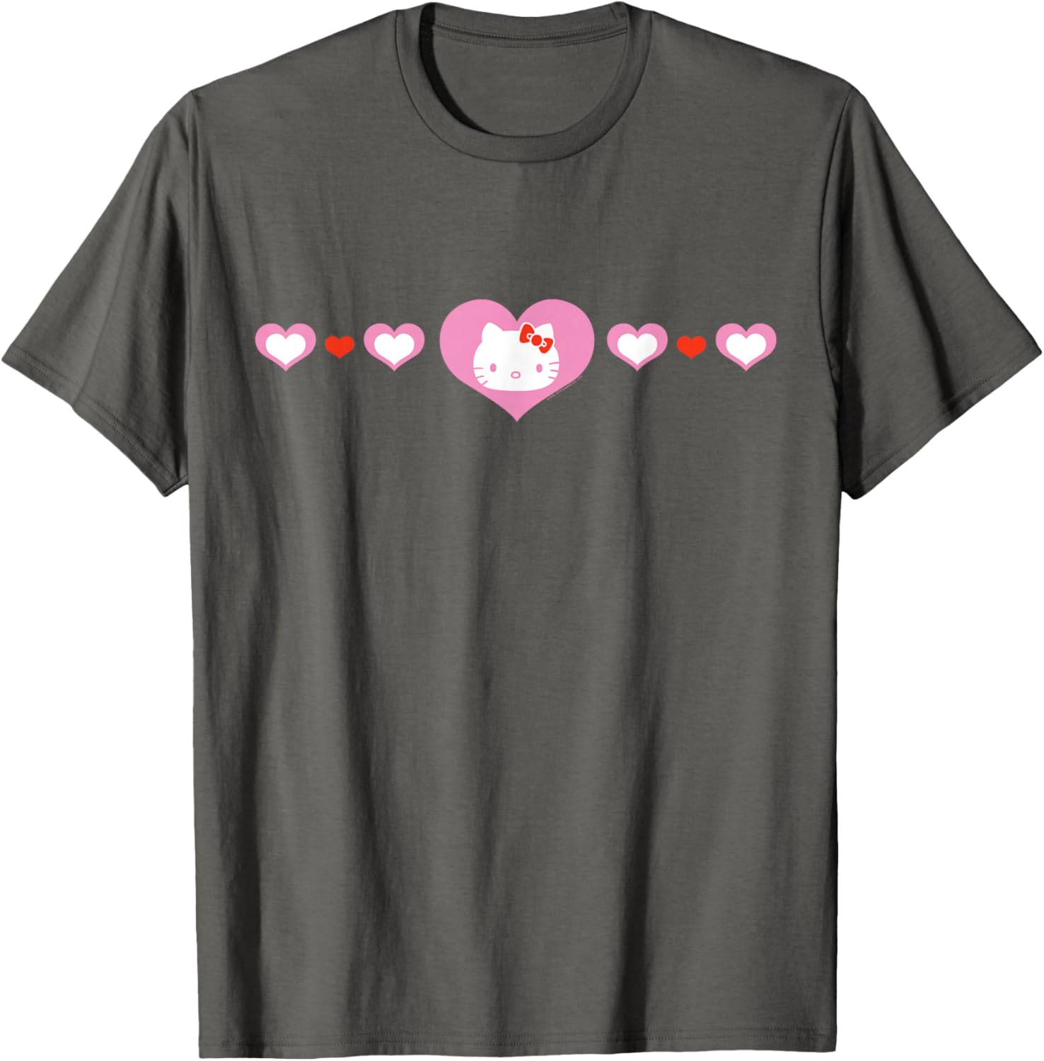 Cute Hello Kitty Hearts T-Shirt for Kids and Adults - Fashionable Apparel - 12