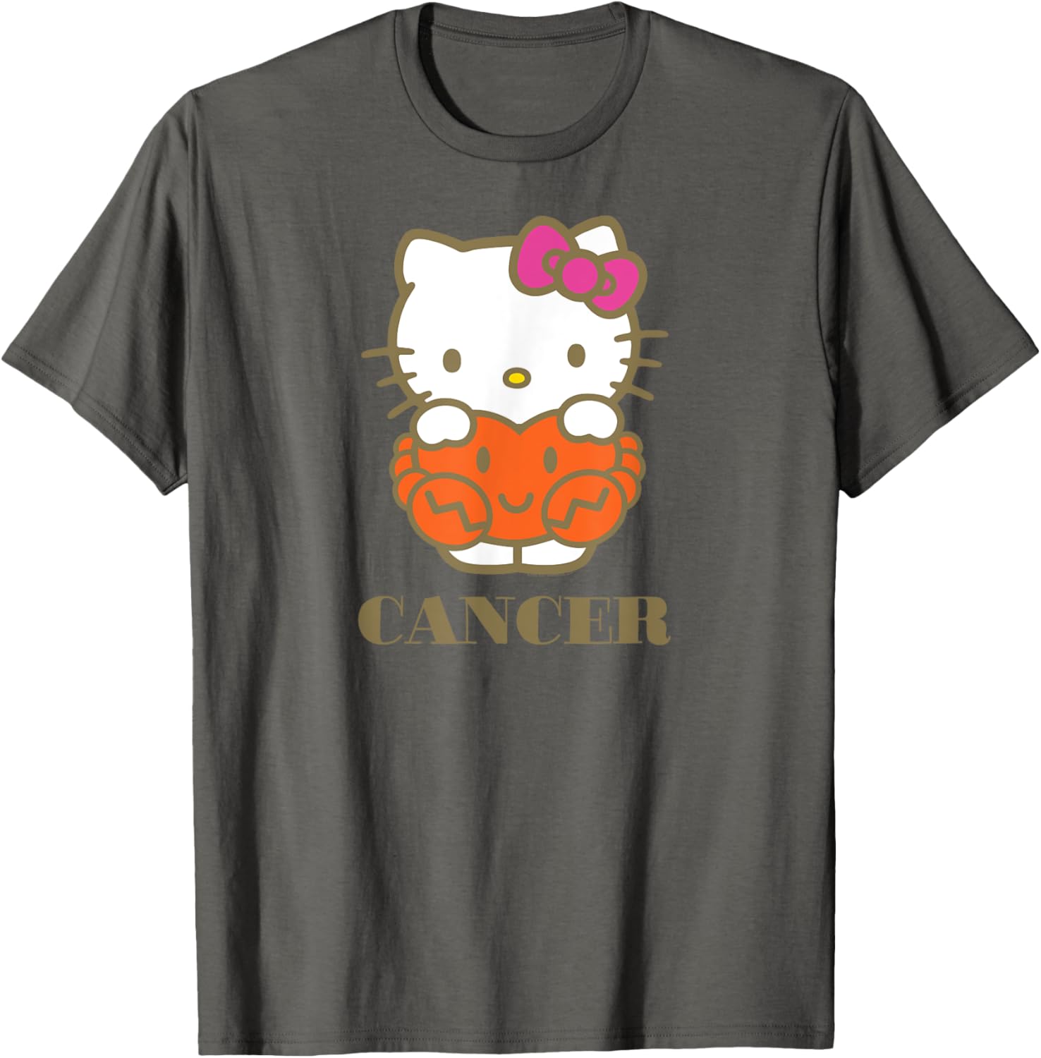 Cute Hello Kitty Zodiac Cancer T-Shirt for Stylish Fans and Collectors - 12