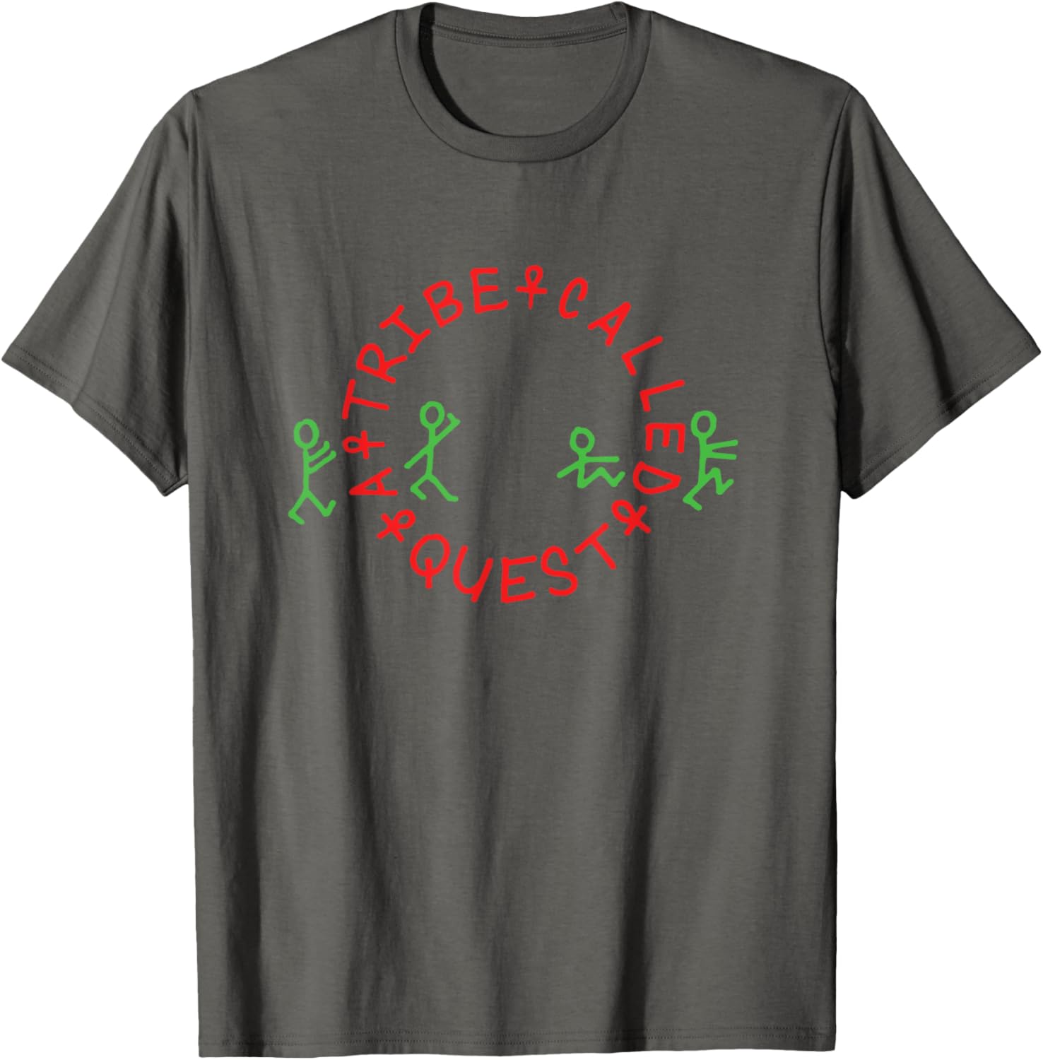 A Tribe Called Quest Circle Logo Black T-Shirt for Music Fans - 3