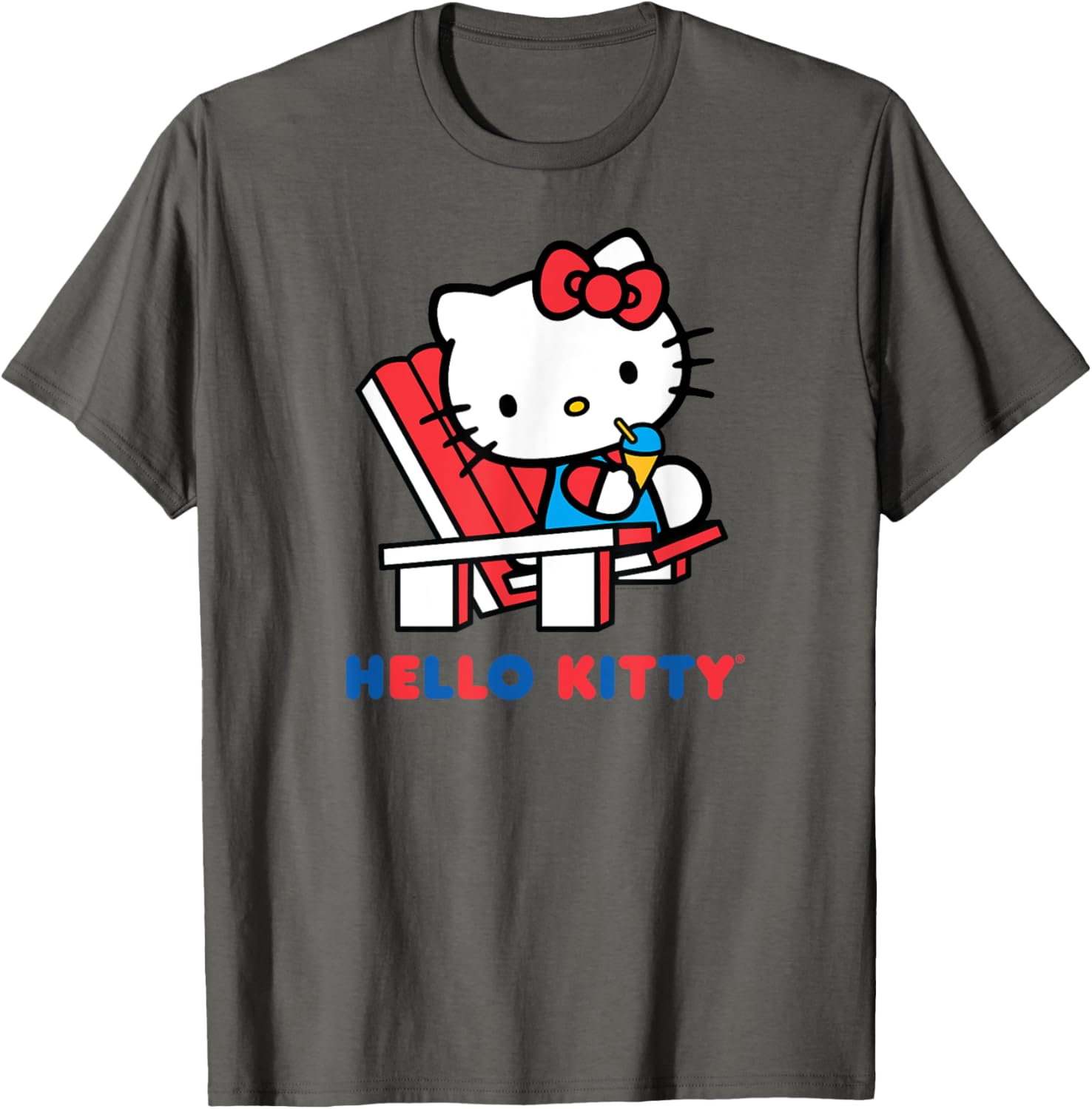 Hello Kitty Snow Cone Summer T-Shirt for Men, Women, Girls, and Kids - 9