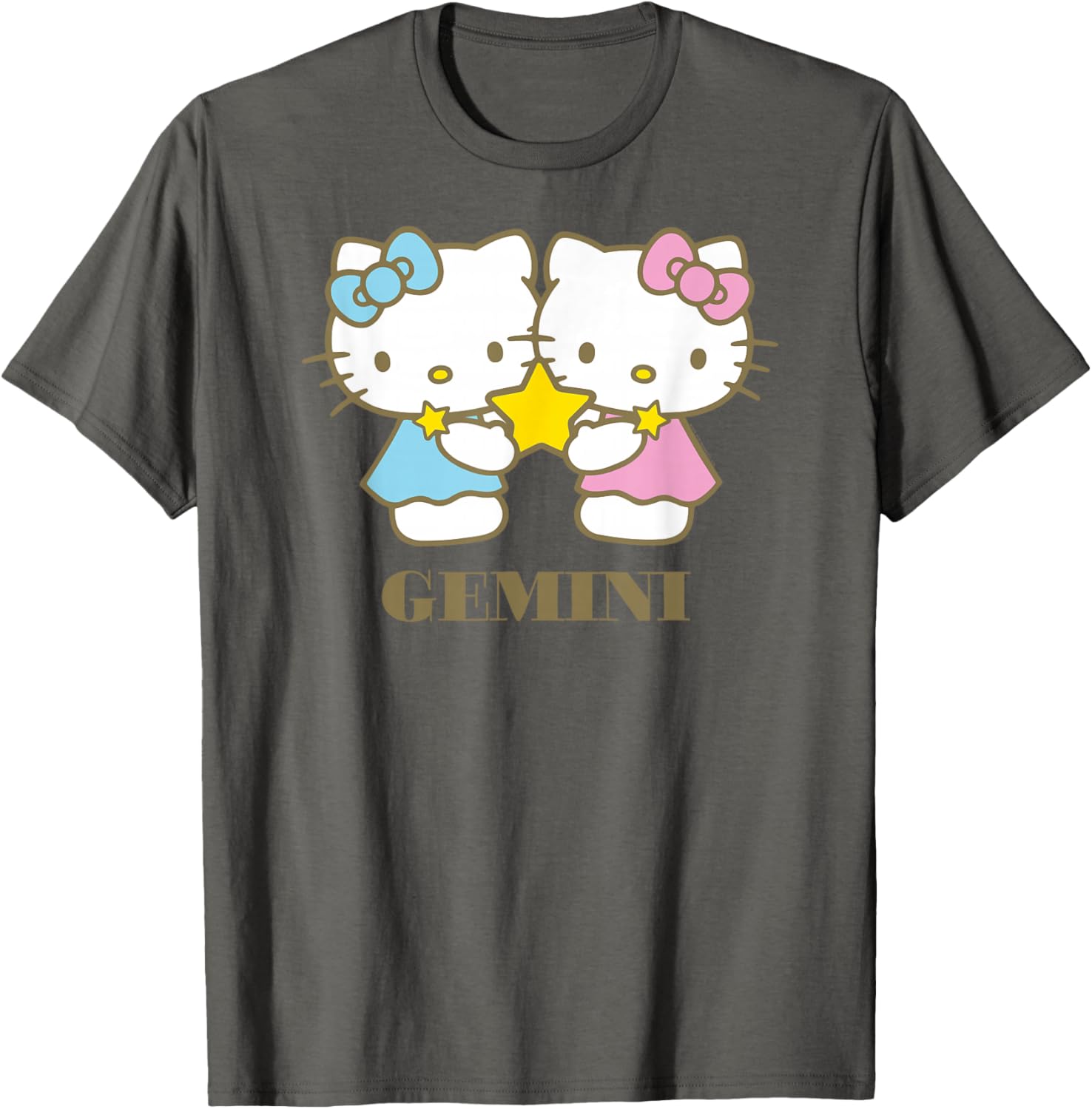 Hello Kitty Gemini T-Shirt for Zodiac Fans - Cute and Stylish Apparel - 11