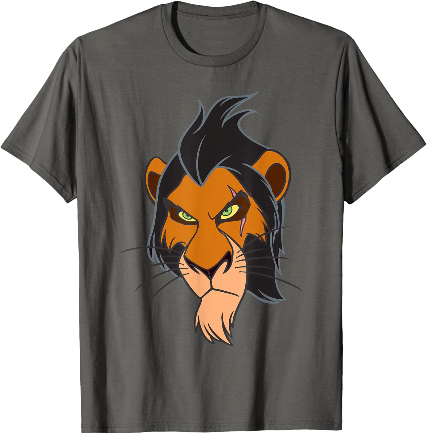 Disney Scar Big Face Costume T-Shirt for Lion King Fans - 2