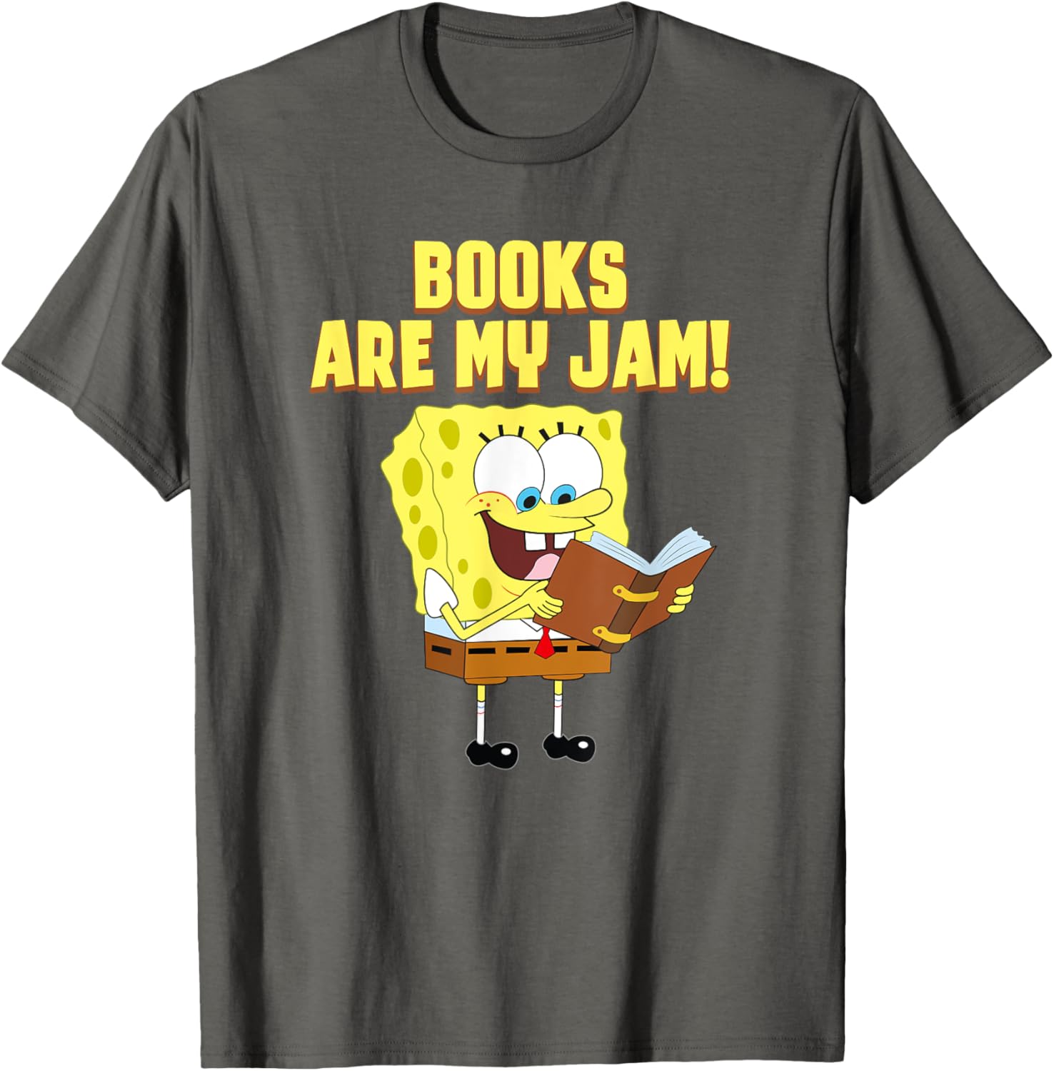 Mademark SpongeBob Loves Reading T-Shirt for Book Lovers and Fans - 2