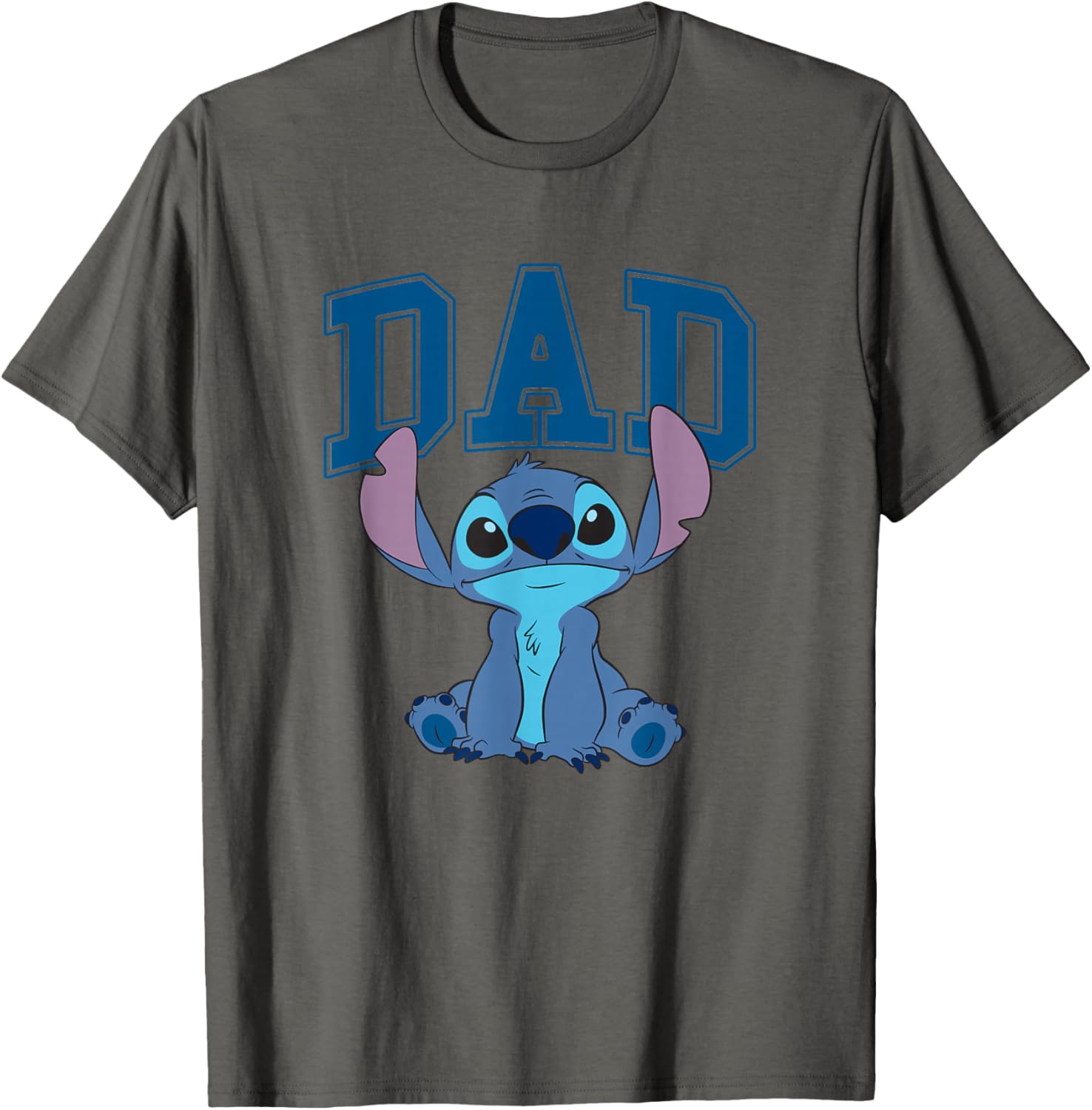 Disney Lilo & Stitch Vintage Dad Cool Stitch Collegiate Logo T-Shirt - 7