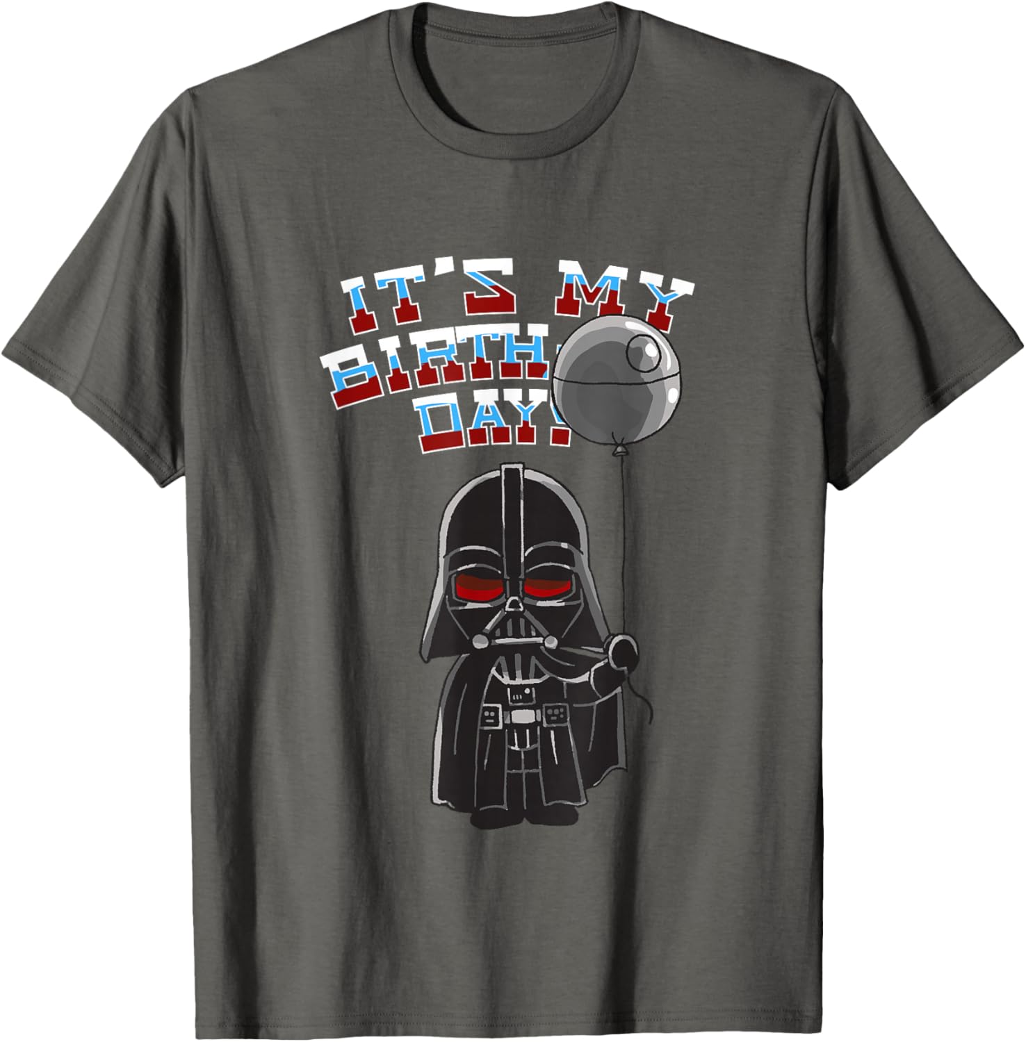 Darth Vader Balloon Boy Birthday T-Shirt for Star Wars Fans - 8