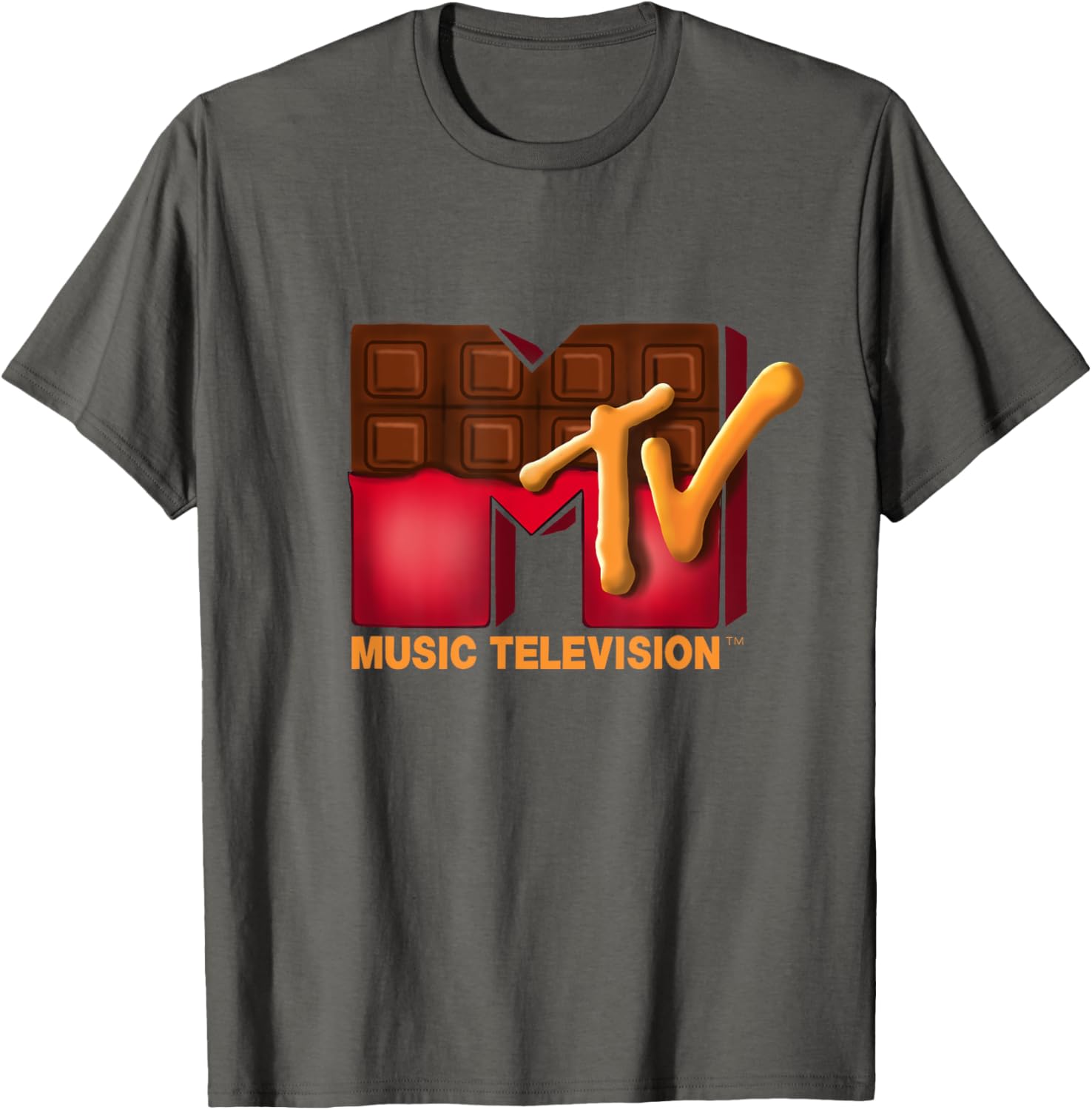 Mademark x MTV T-Shirt featuring Iconic MTV Logo and Chocolate Bar Design - 5