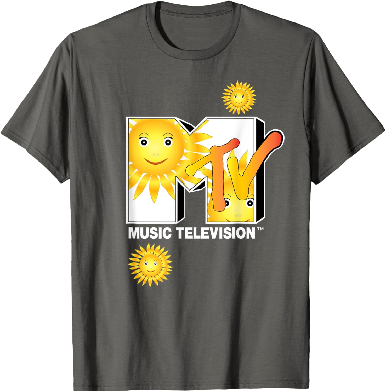 Mademark x MTV Bright Smiling Sun T-Shirt - Fun & Stylish Apparel - 5