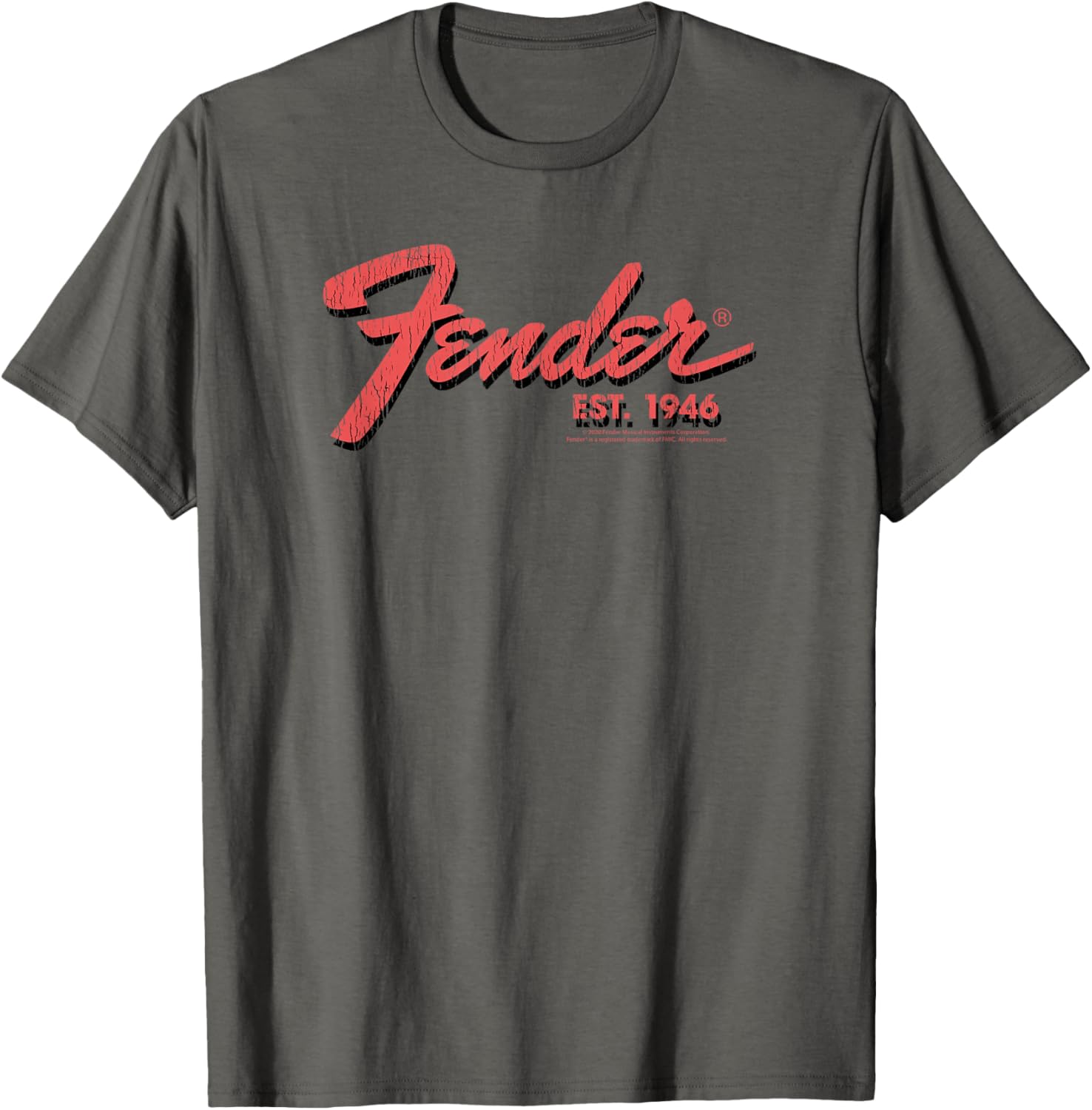 Fender Est. 1946 Classic Centered Logo T-Shirt for Music Lovers - 11
