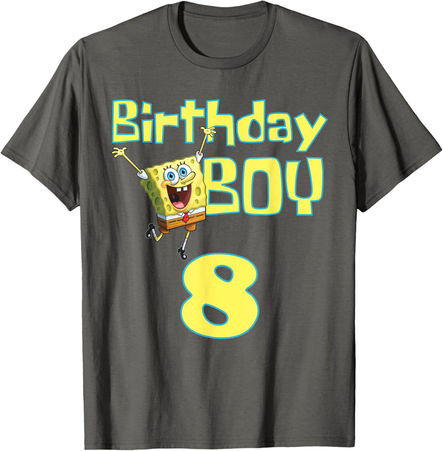 Mademark x SpongeBob SquarePants Birthday Boy 8 T-Shirt for Kids - 11