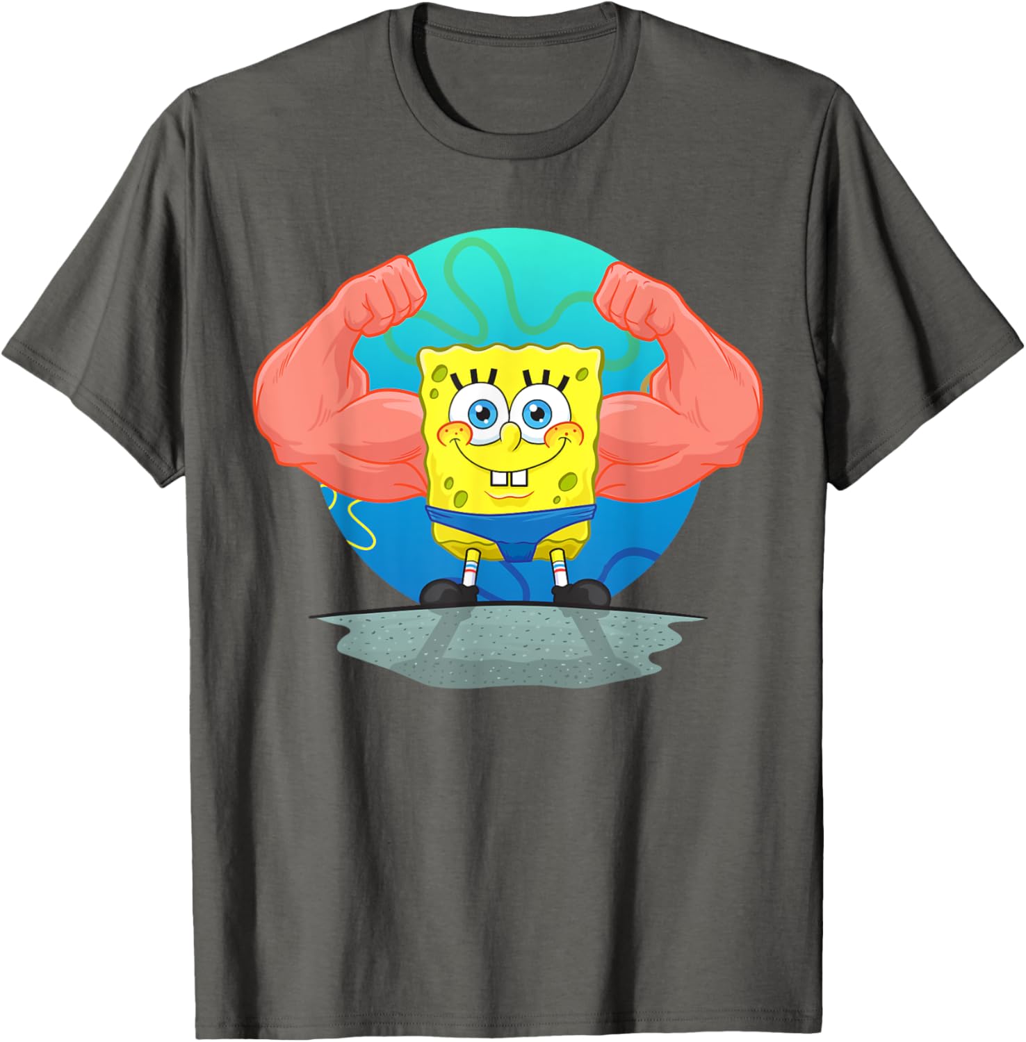 Mademark SpongeBob MuscleBob BuffPants T-Shirt for Fun Fashion Fans - 10