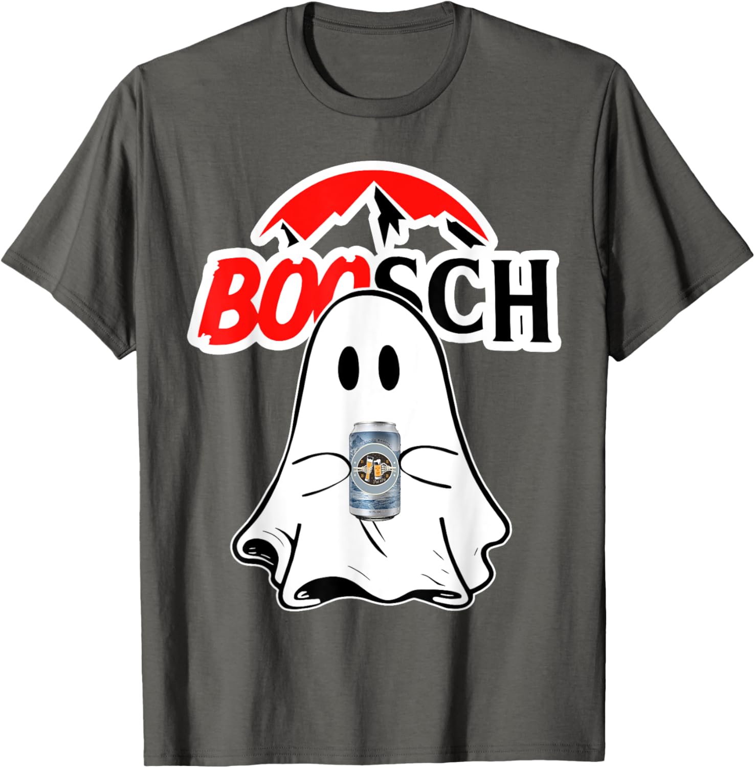 Funny Ghost Beer Drinking T-Shirt for Halloween Party - Unisex Design - 12