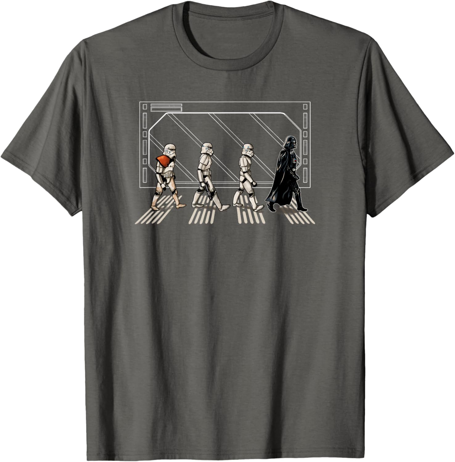 Star Wars Darth Vader and Stormtroopers Abbey Road T-Shirt for Fans - 6