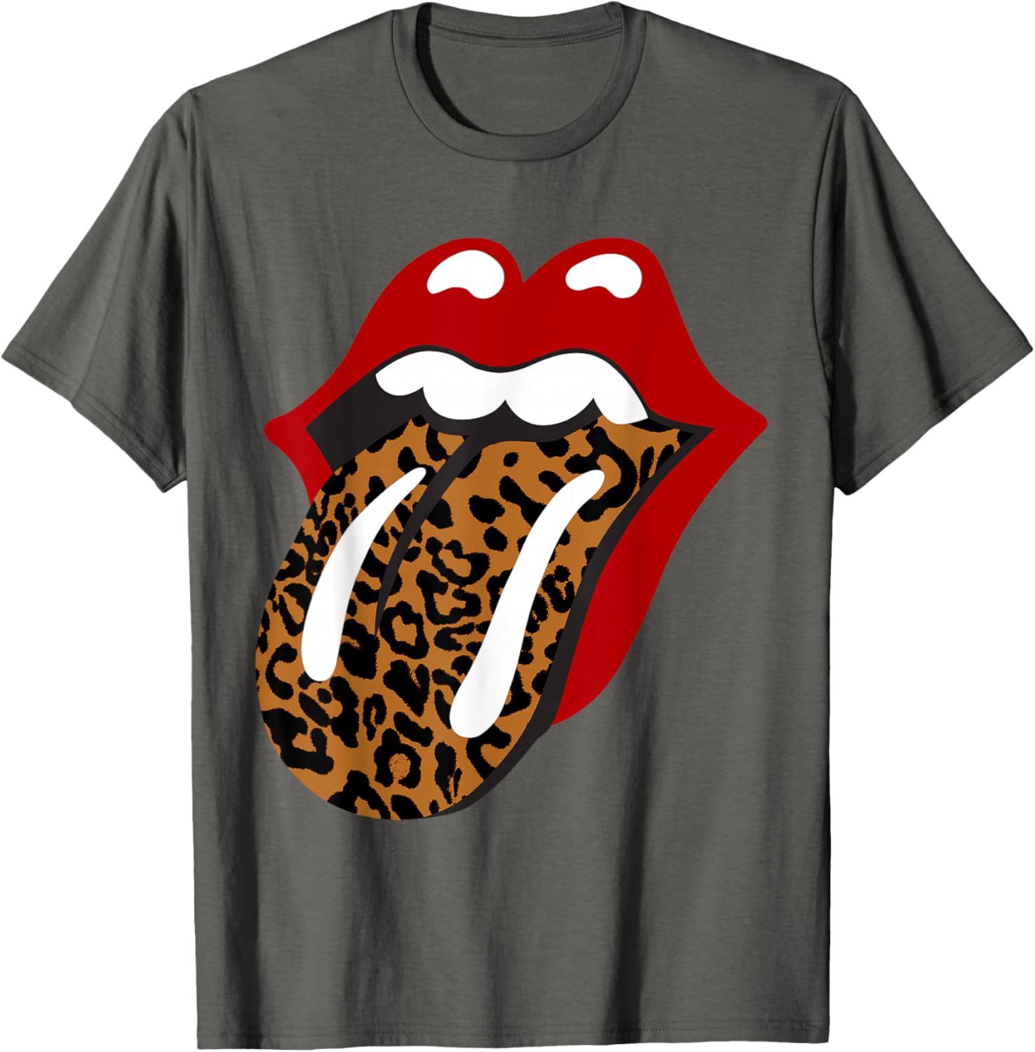 Rolling Stones Leopard Tongue T-Shirt for Classic Rock Fans - 7