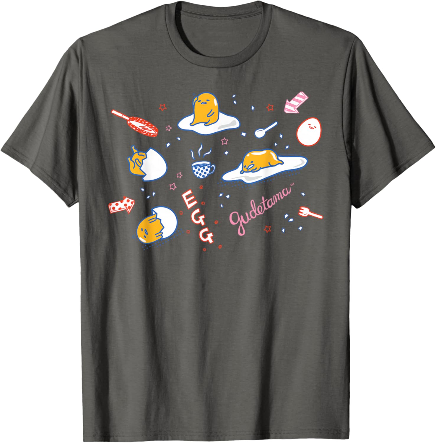 Gudetama Doodle T-Shirt Cute & Comfy for Fans of Lazy Egg Design - 6