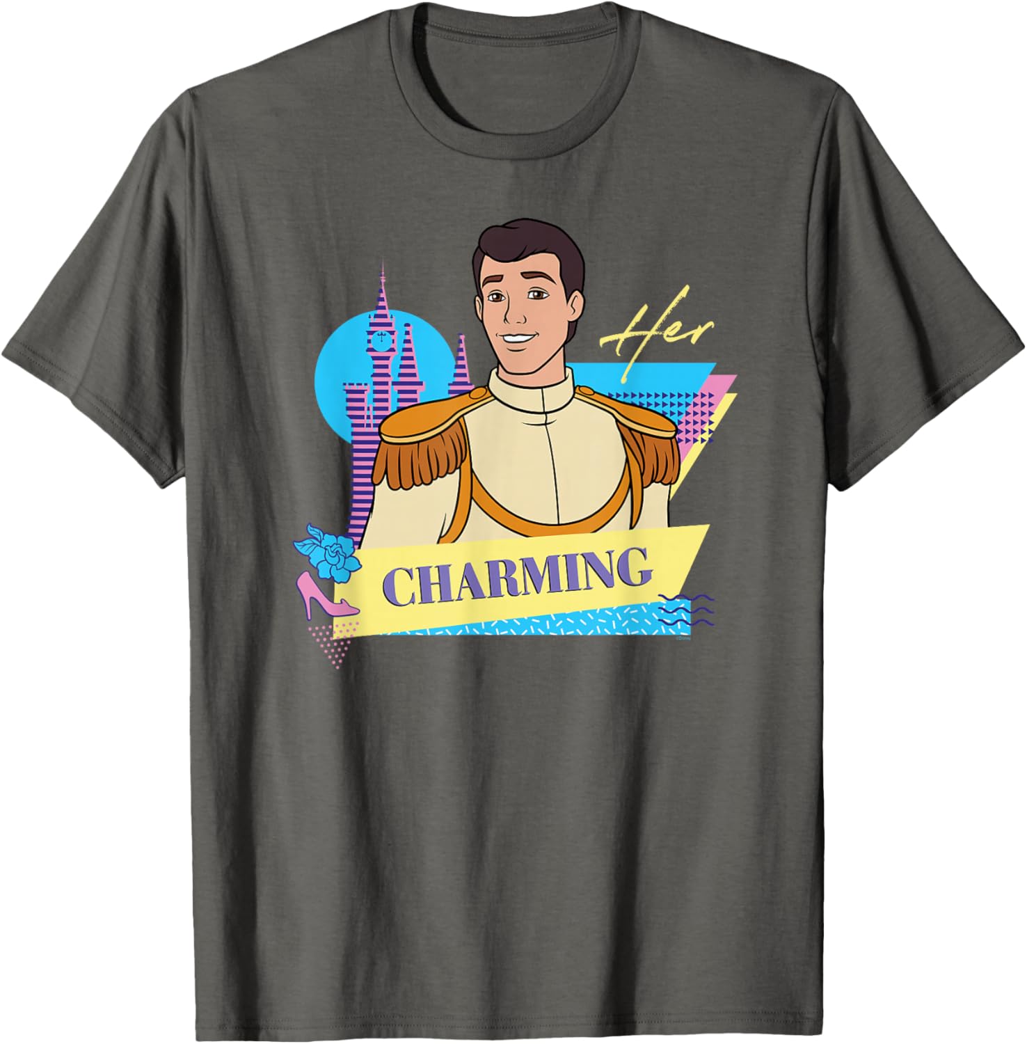 Disney Cinderella Matching T-Shirts for Couples - Her Prince Charming Style - 13