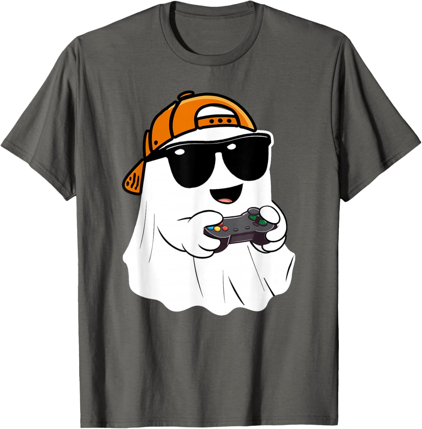 Scary Ghost Gamer Costume T-Shirt for Boys - Perfect Halloween Apparel - 3