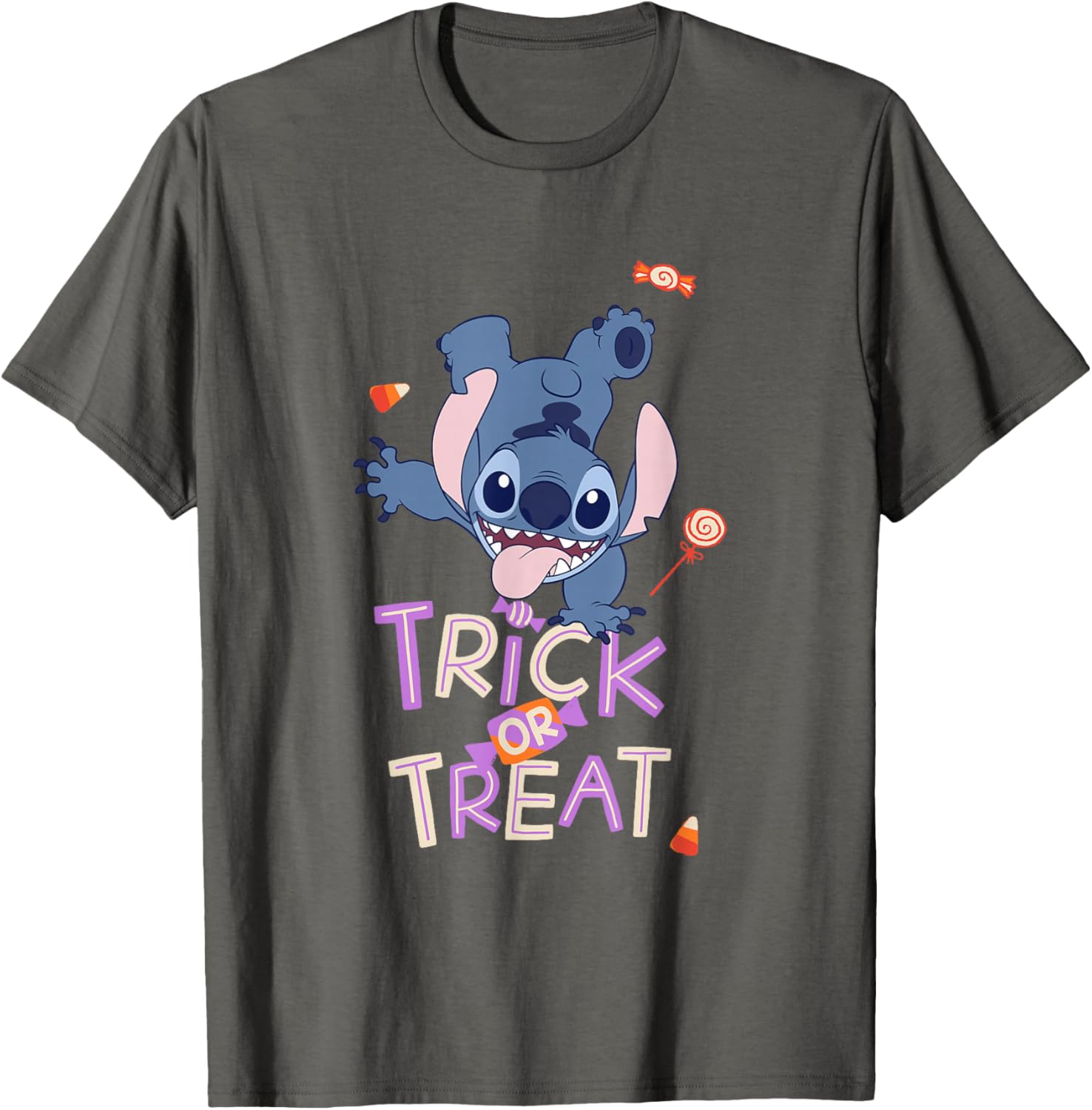 Cute Lilo & Stitch Halloween Trick or Treat T-Shirt for Kids and Adults - 2