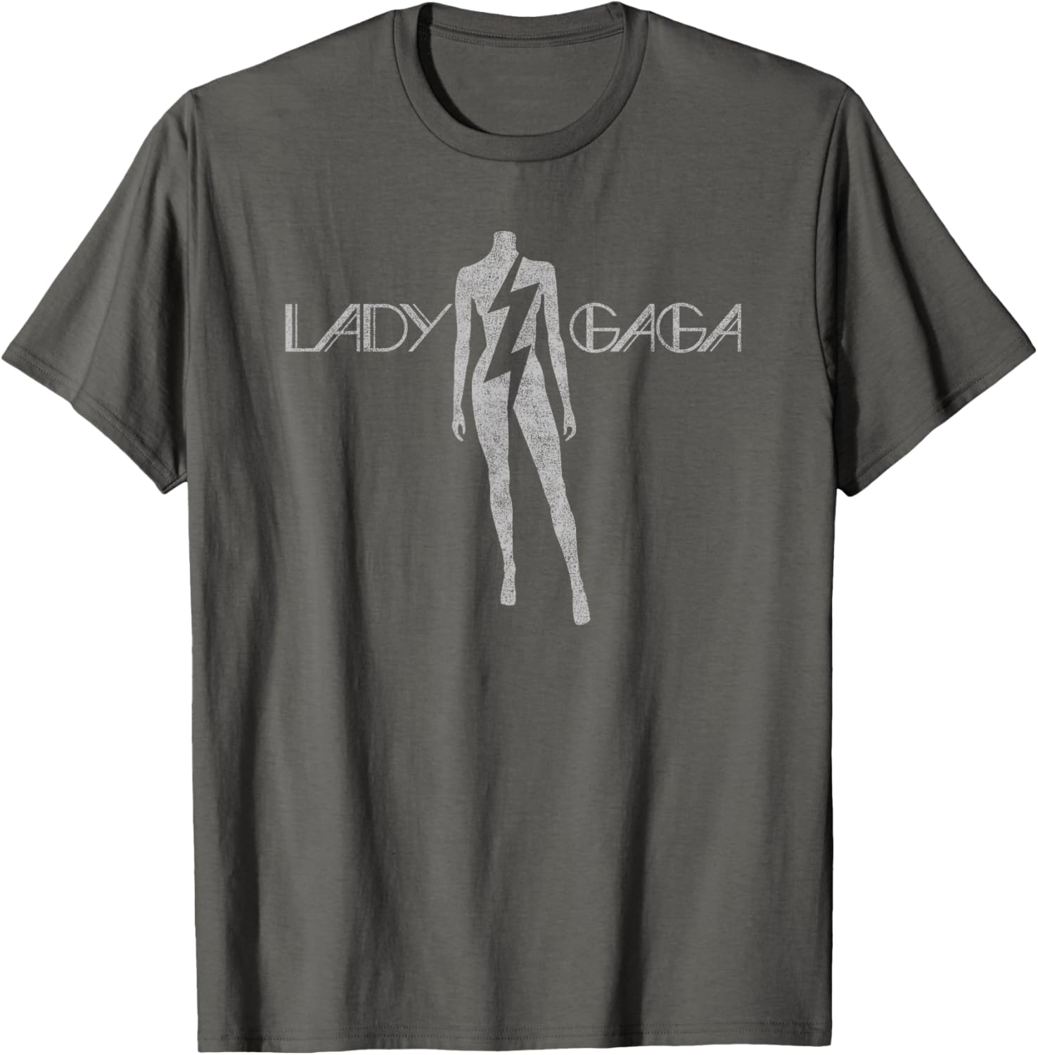 Lady Gaga Lightning White Logo T-Shirt for Fashionable Fans - 2