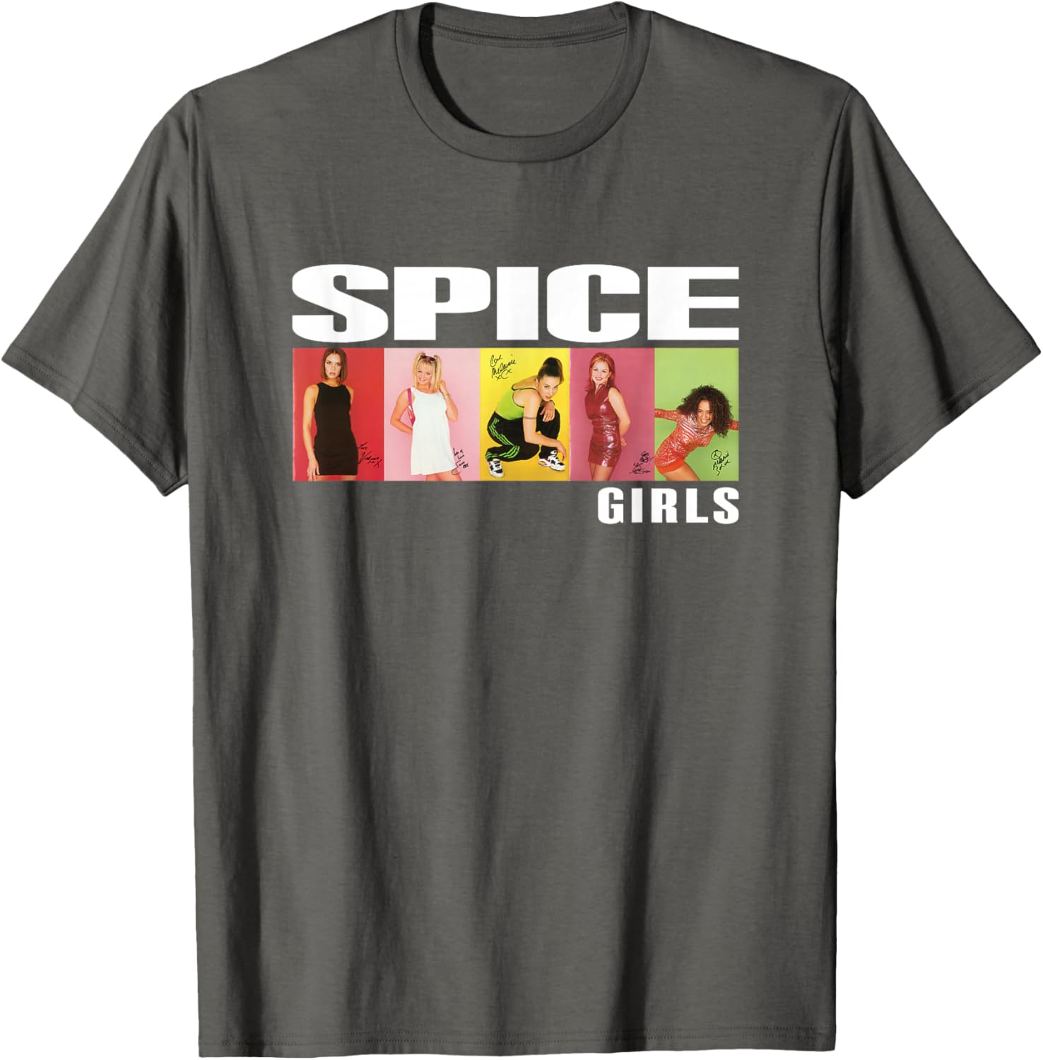 Official Spice Girls Photo Block T-Shirt for Stylish Fans - 5