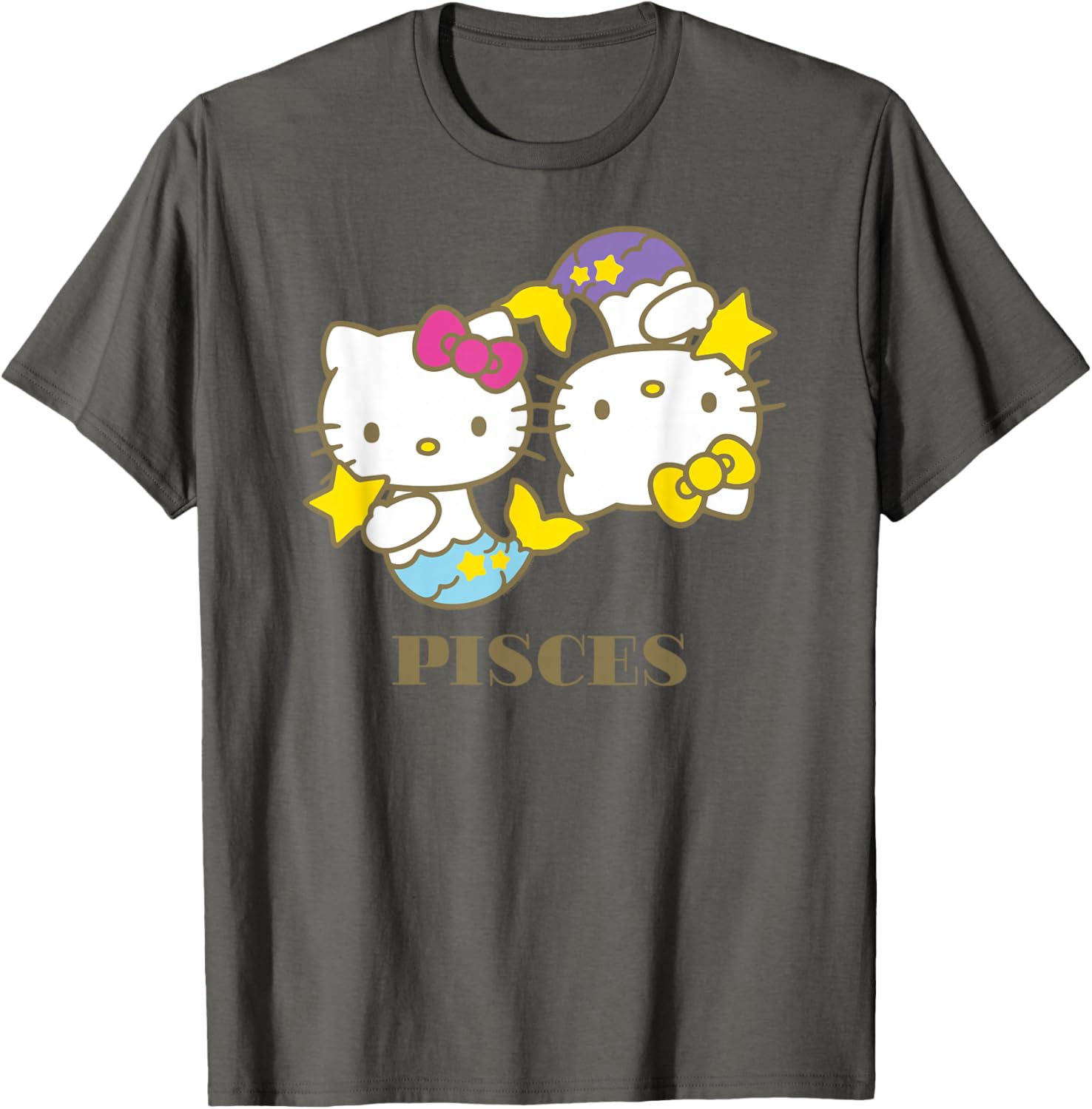 Hello Kitty Pisces T-Shirt Cute Zodiac Apparel for Women and Kids - 10
