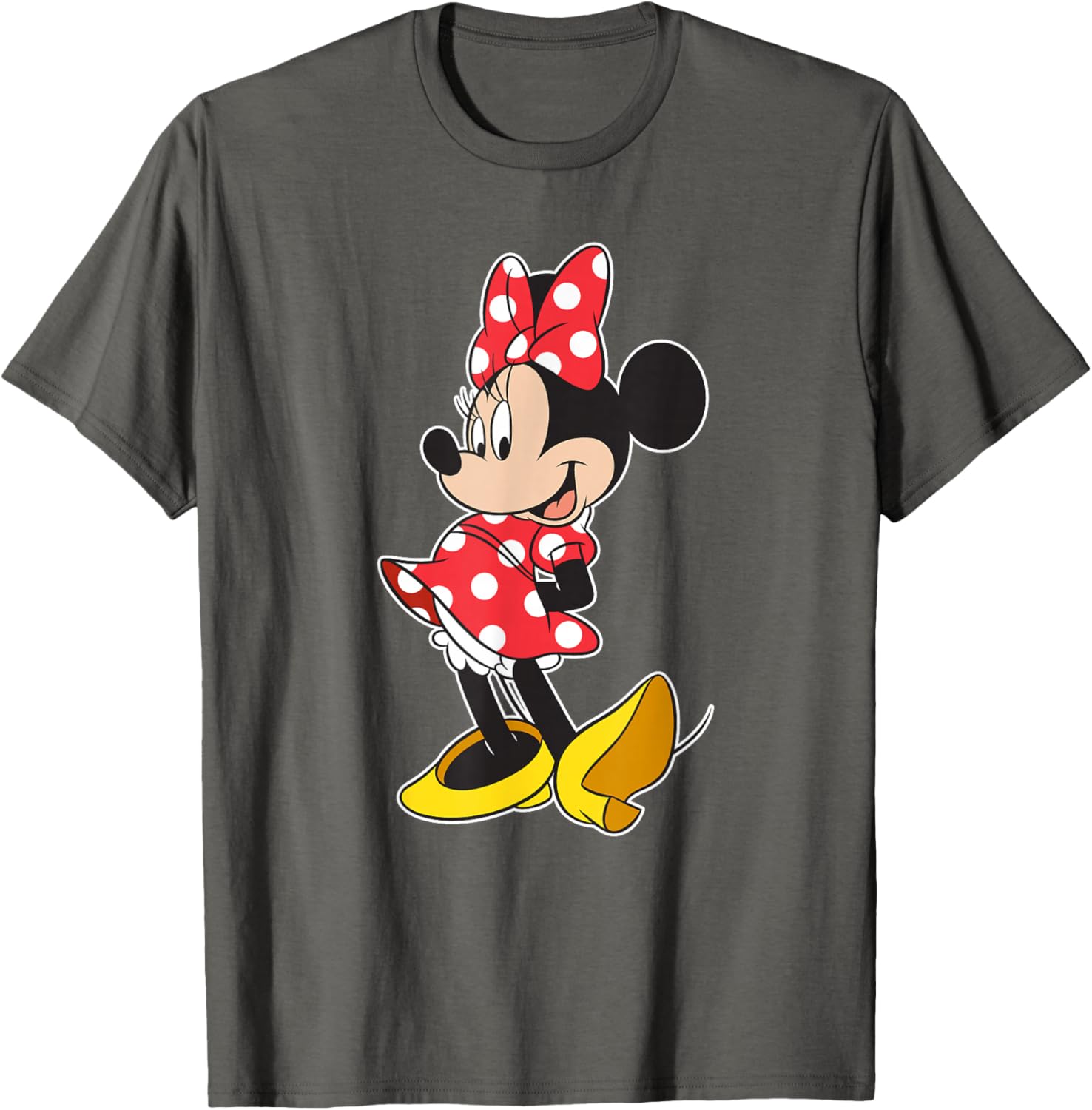 Cute Disney Minnie Mouse Classic Pose T-Shirt for Kids and Adults - 3