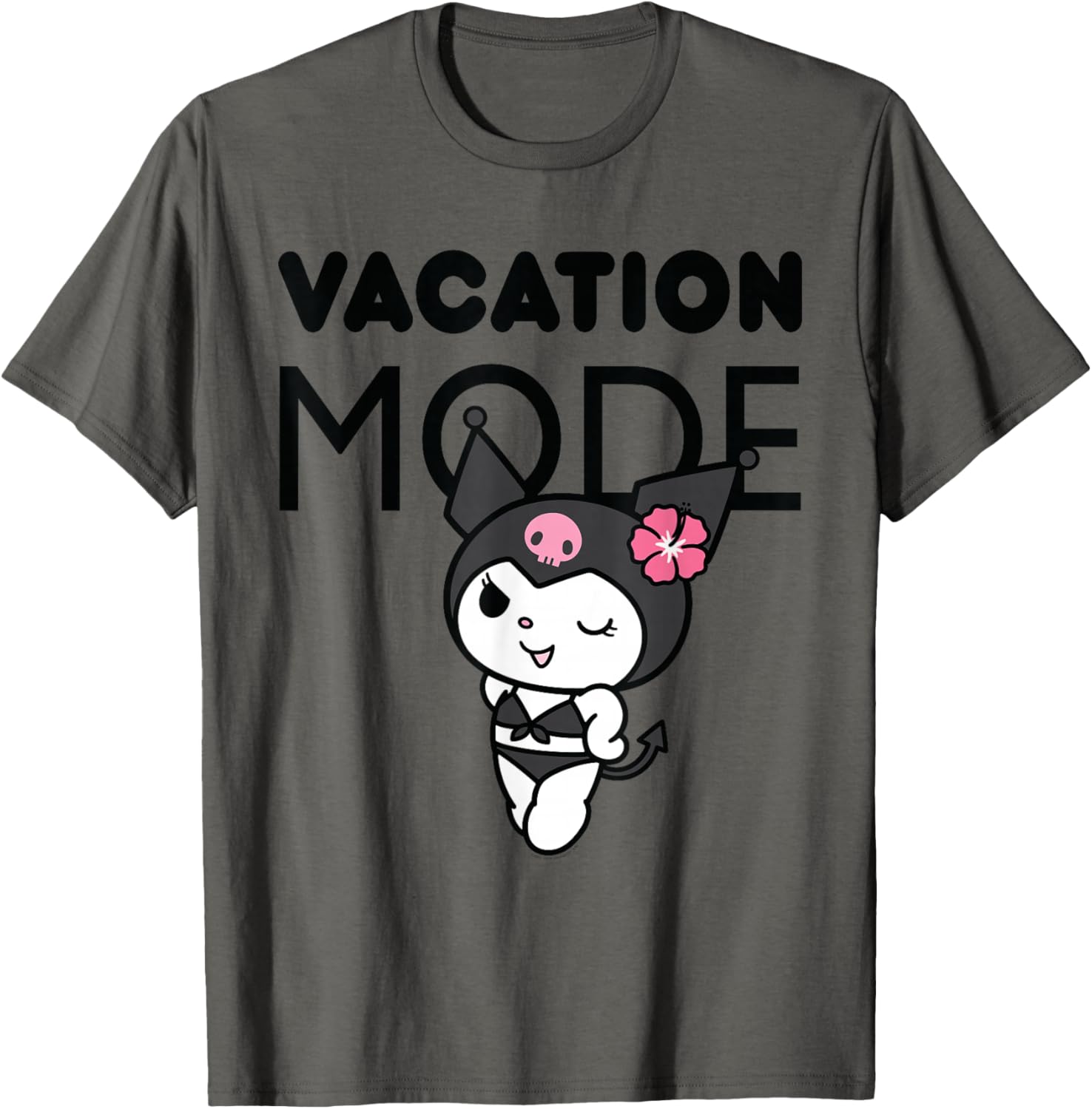 Kuromi Vacation Mode T-Shirt for Fun Summer Outfits and Casual Style - 4