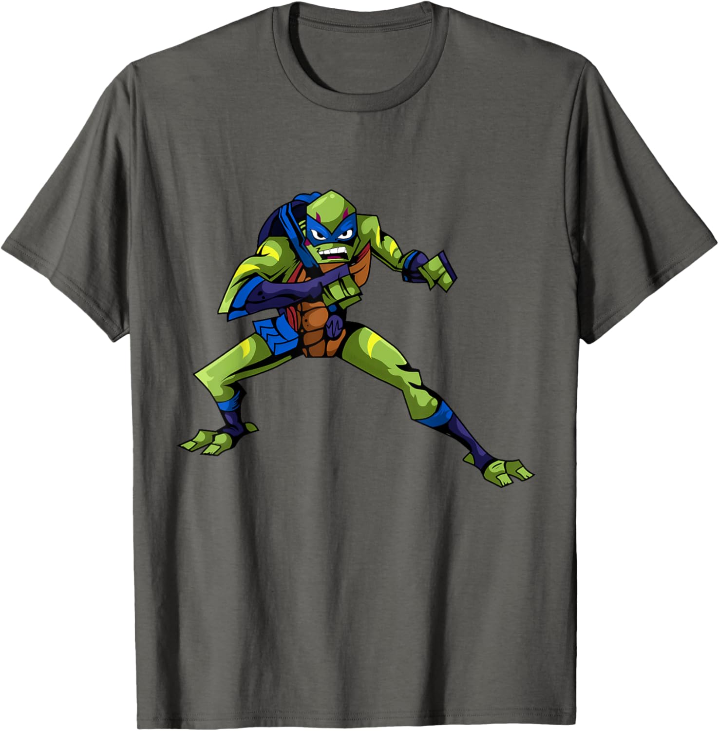 Mademark Teenage Mutant Ninja Turtles Leonardo Combat Pose T-Shirt - 4