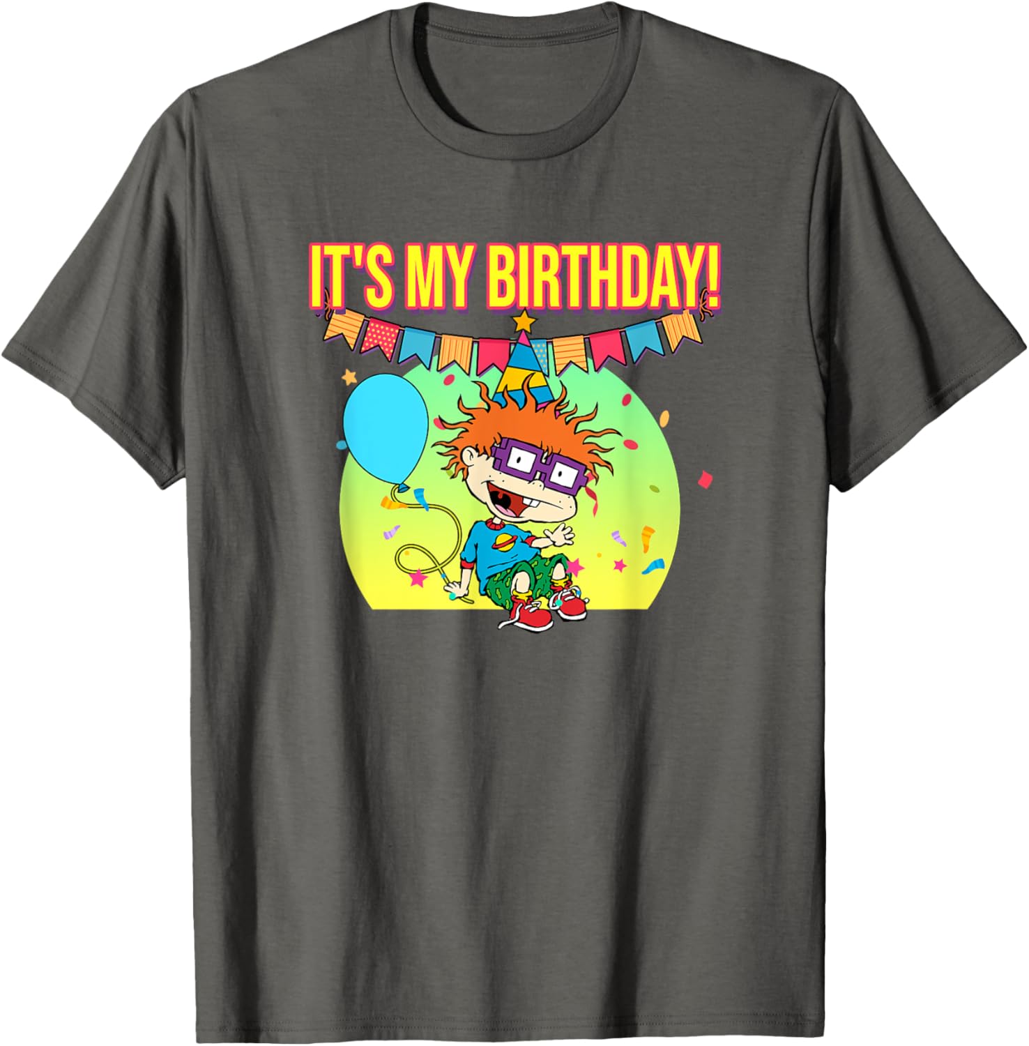 Mademark Rugrats Chuckie Finster Birthday T-Shirt for Kids and Adults - 8
