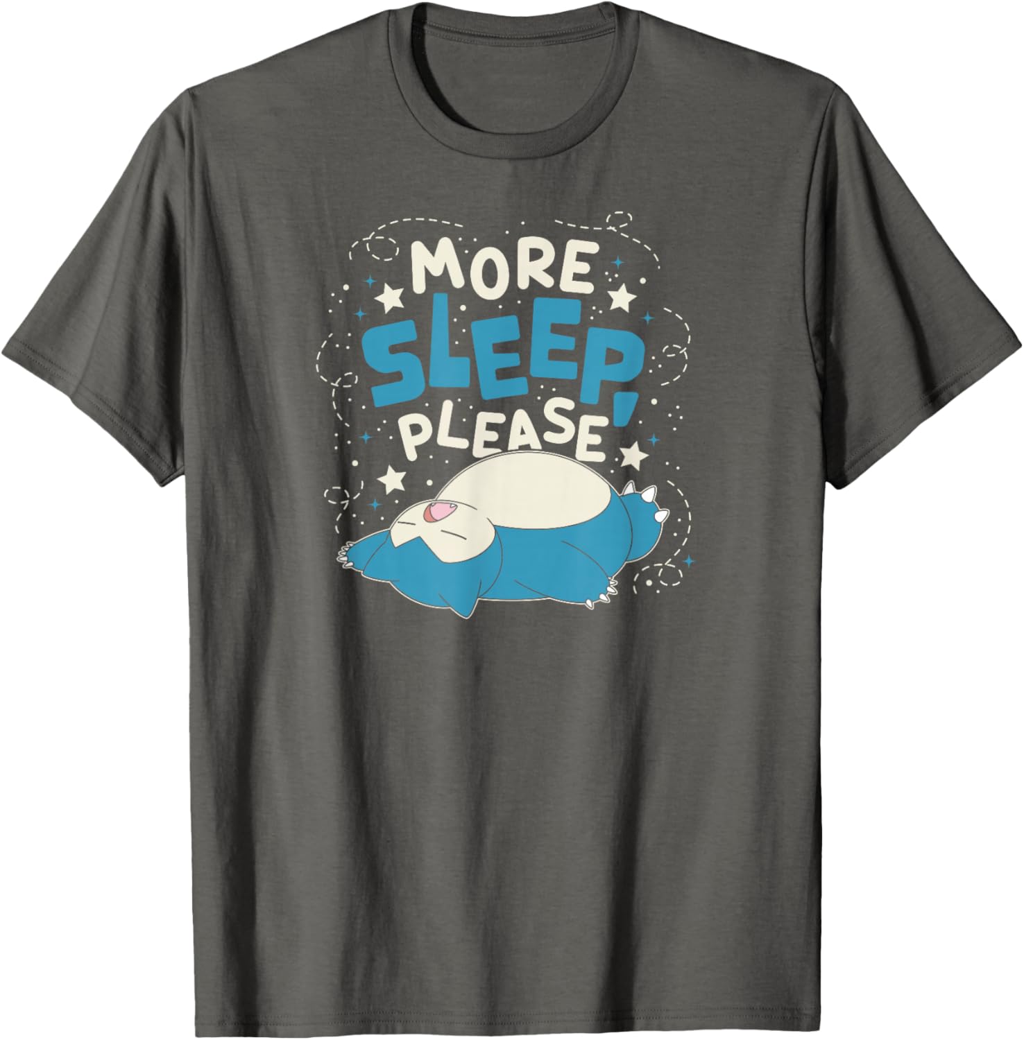 Snorlax More Sleep Please T-Shirt for Pokémon Fans - Comfy and Cute - 11