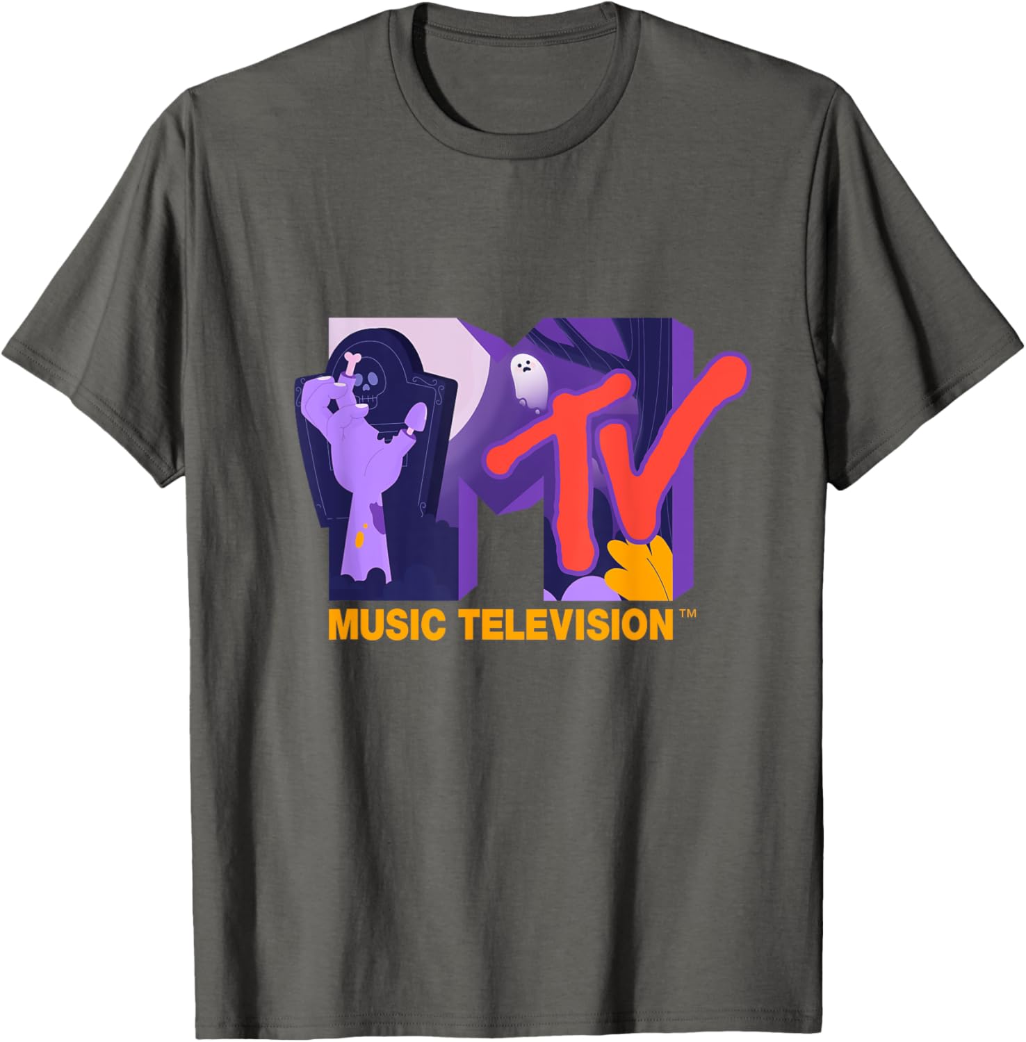 Mademark x MTV Official Logo Horror Party T-Shirt for Fun Occasions - 7