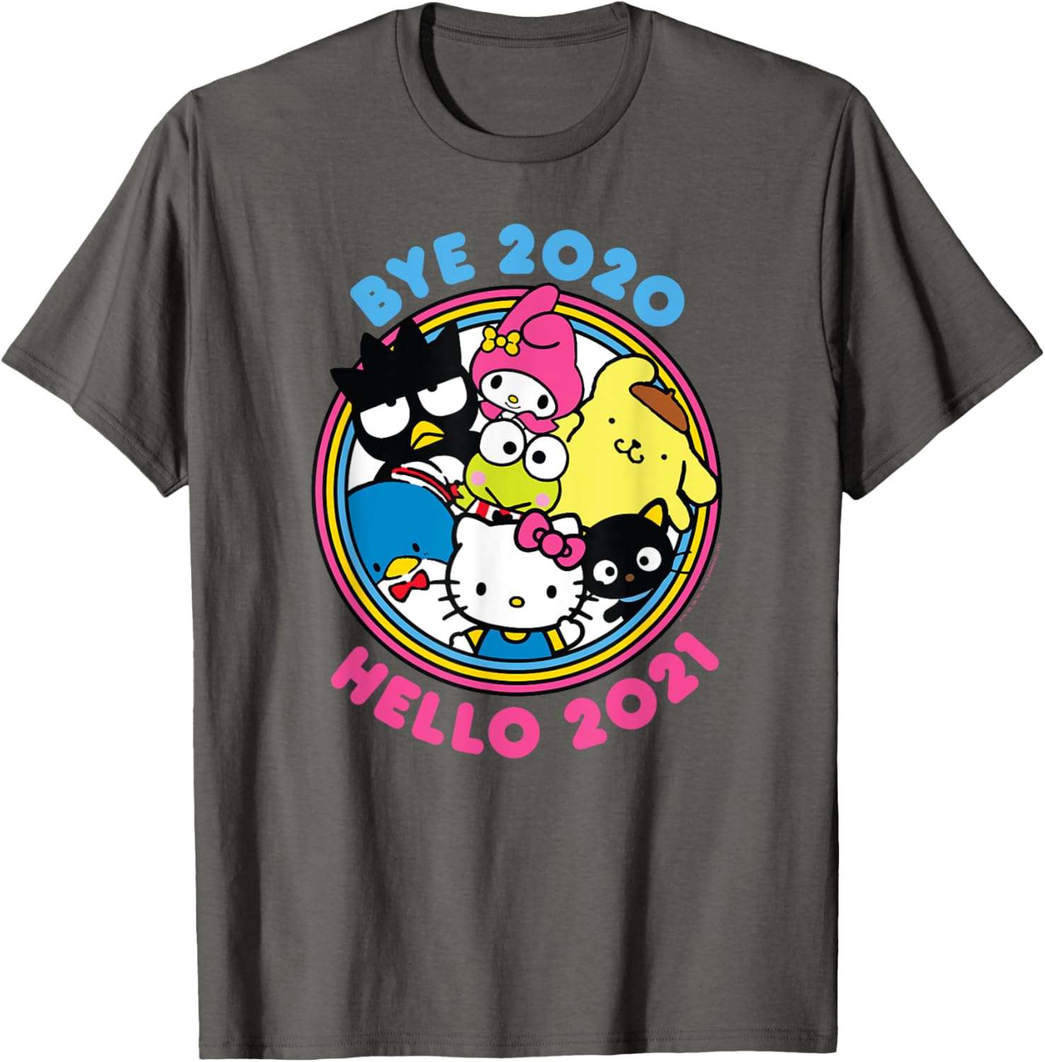 Hello Kitty New Year's T-Shirt 2021 for Kids and Friends Celebrations - 4