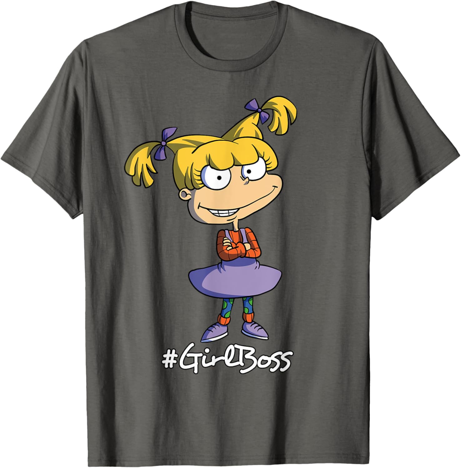 Mademark x Rugrats Angelica Pickles Girl Boss T-Shirt for Kids - 5