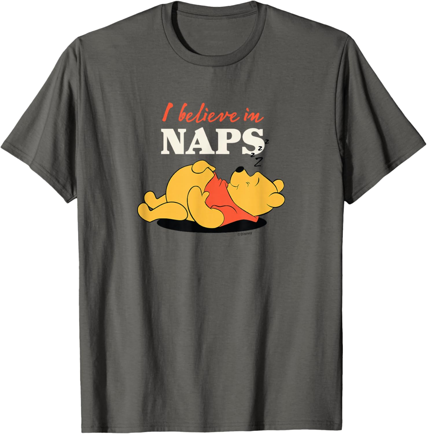 Winnie the Pooh I Believe in Naps T-Shirt for Cozy Comfort Lovers - 11