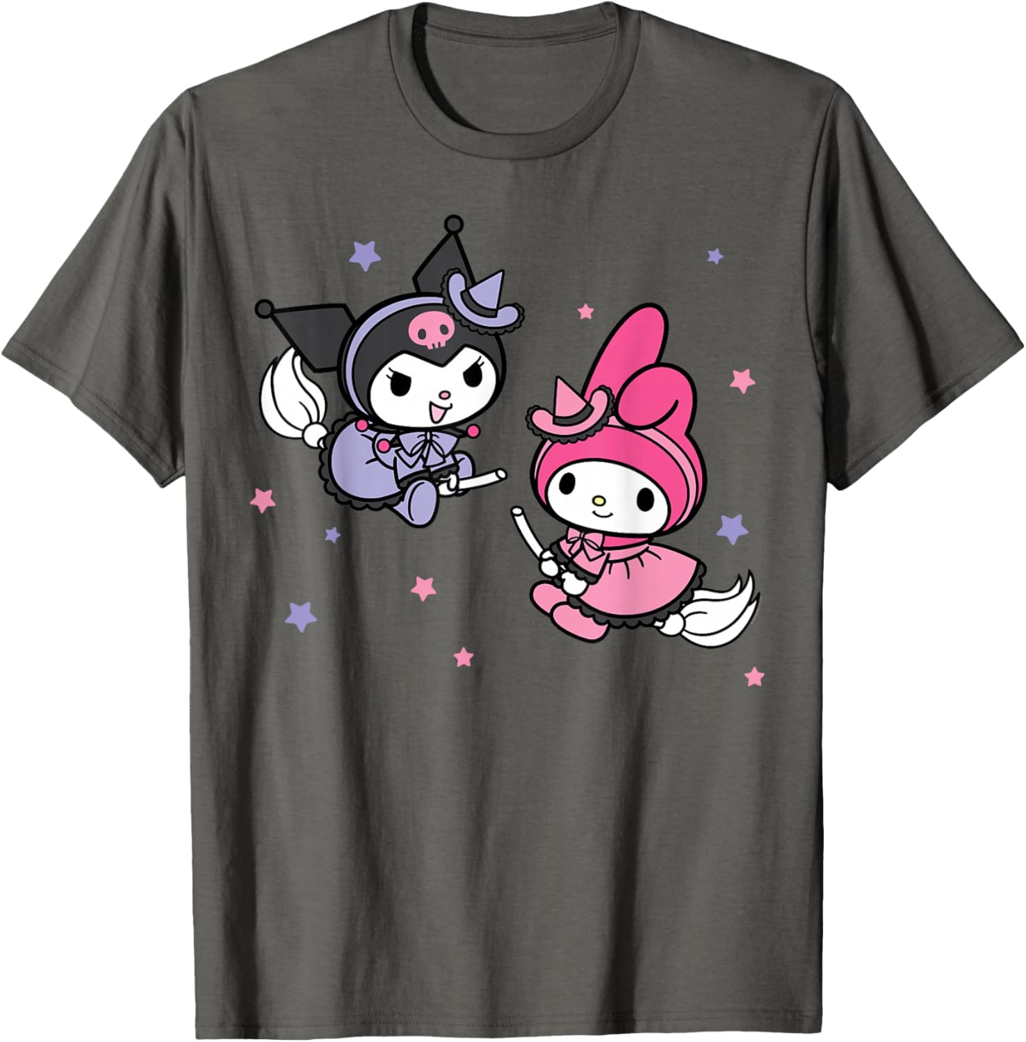 My Melody Kuromi Little Witches Halloween T-Shirt for Kids and Adults - 9