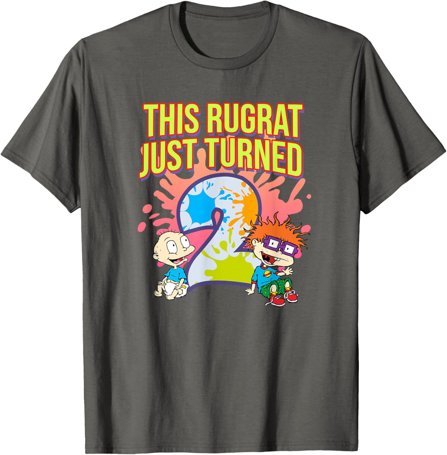 Mademark Rugrats 2nd Birthday Outfit Cute T-Shirt for Celebrating Fun - 14