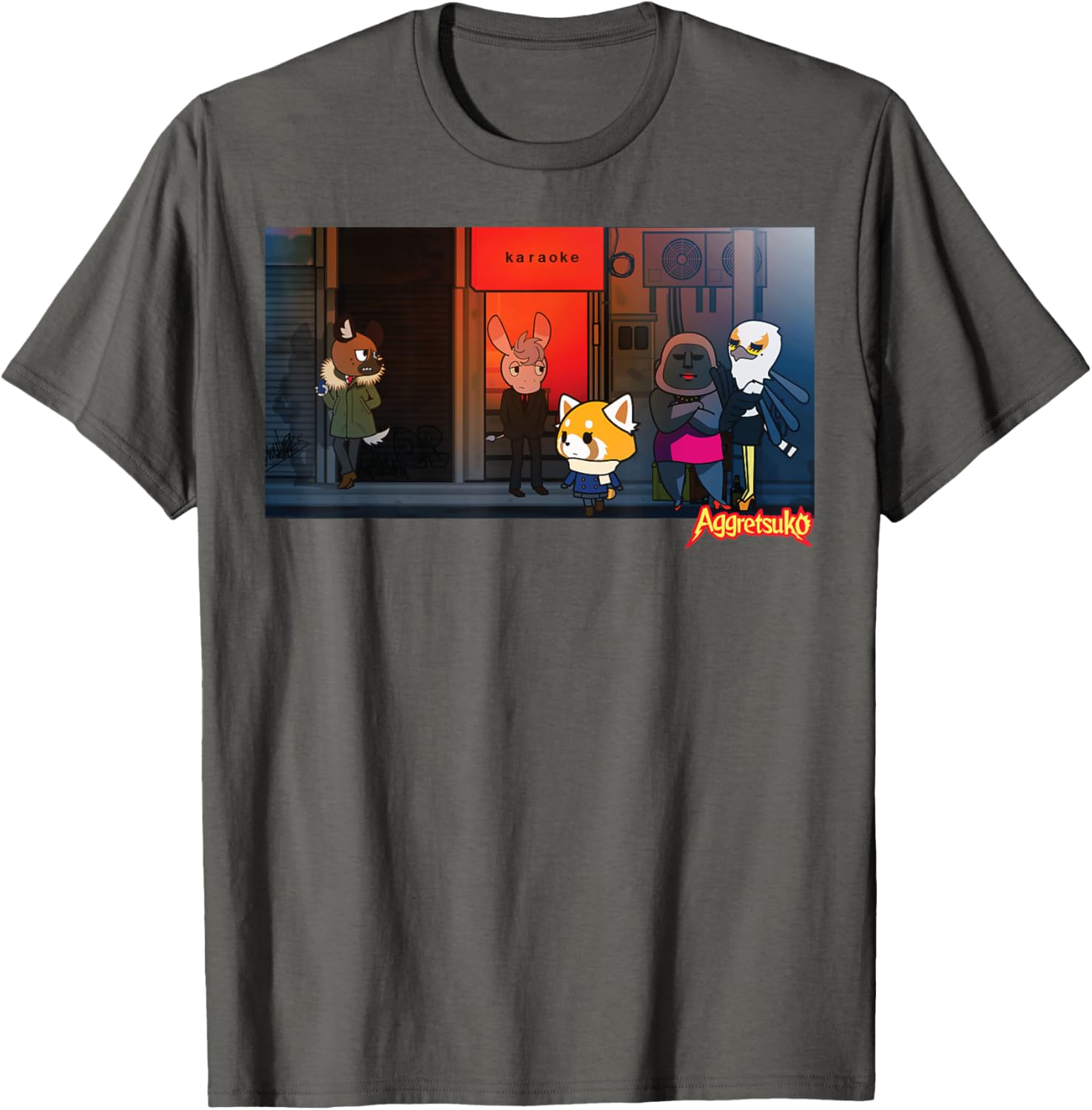 Aggretsuko Season 2 Karaoke Night T-Shirt for Fun Fashion Lovers - 5