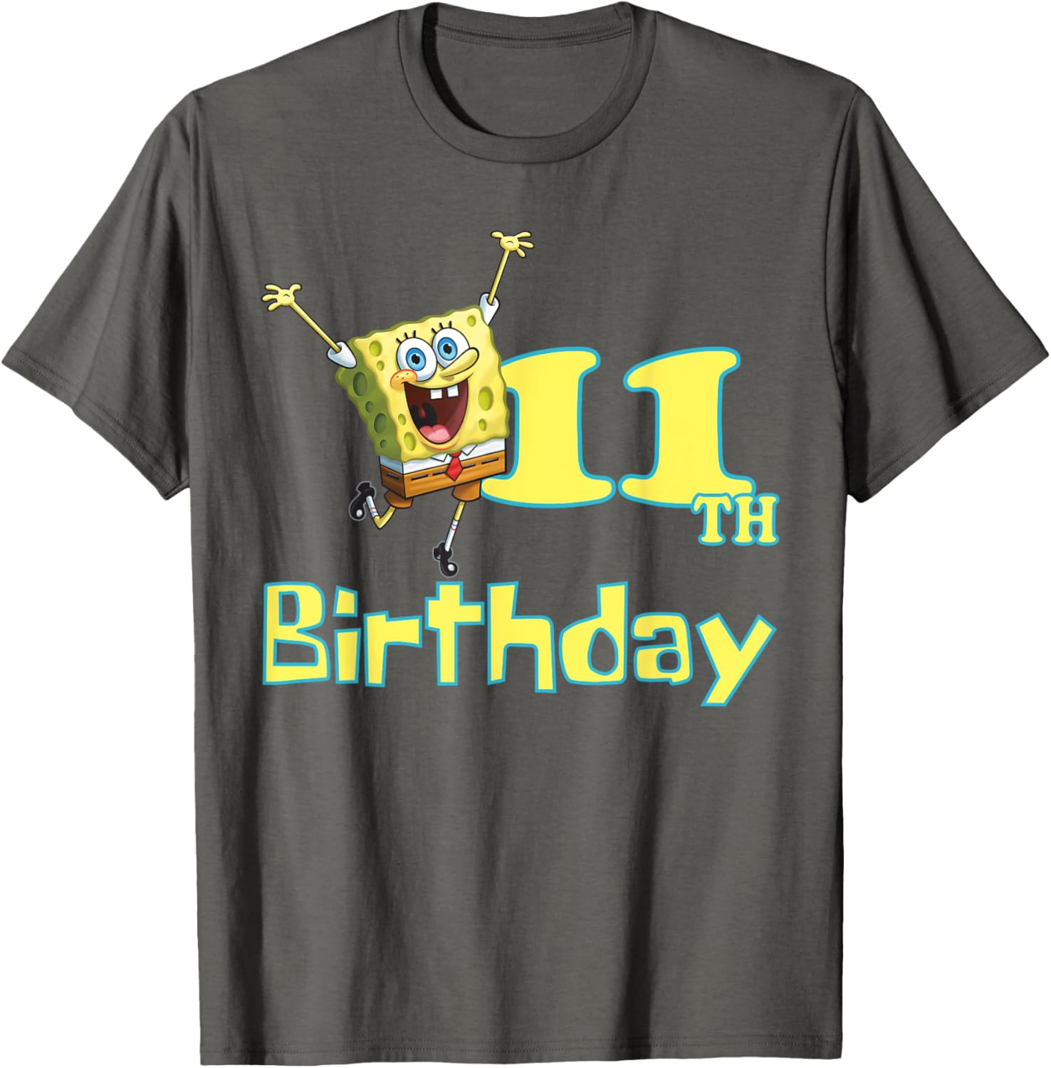 Mademark SpongeBob SquarePants 11th Birthday T-Shirt for Kids - 11